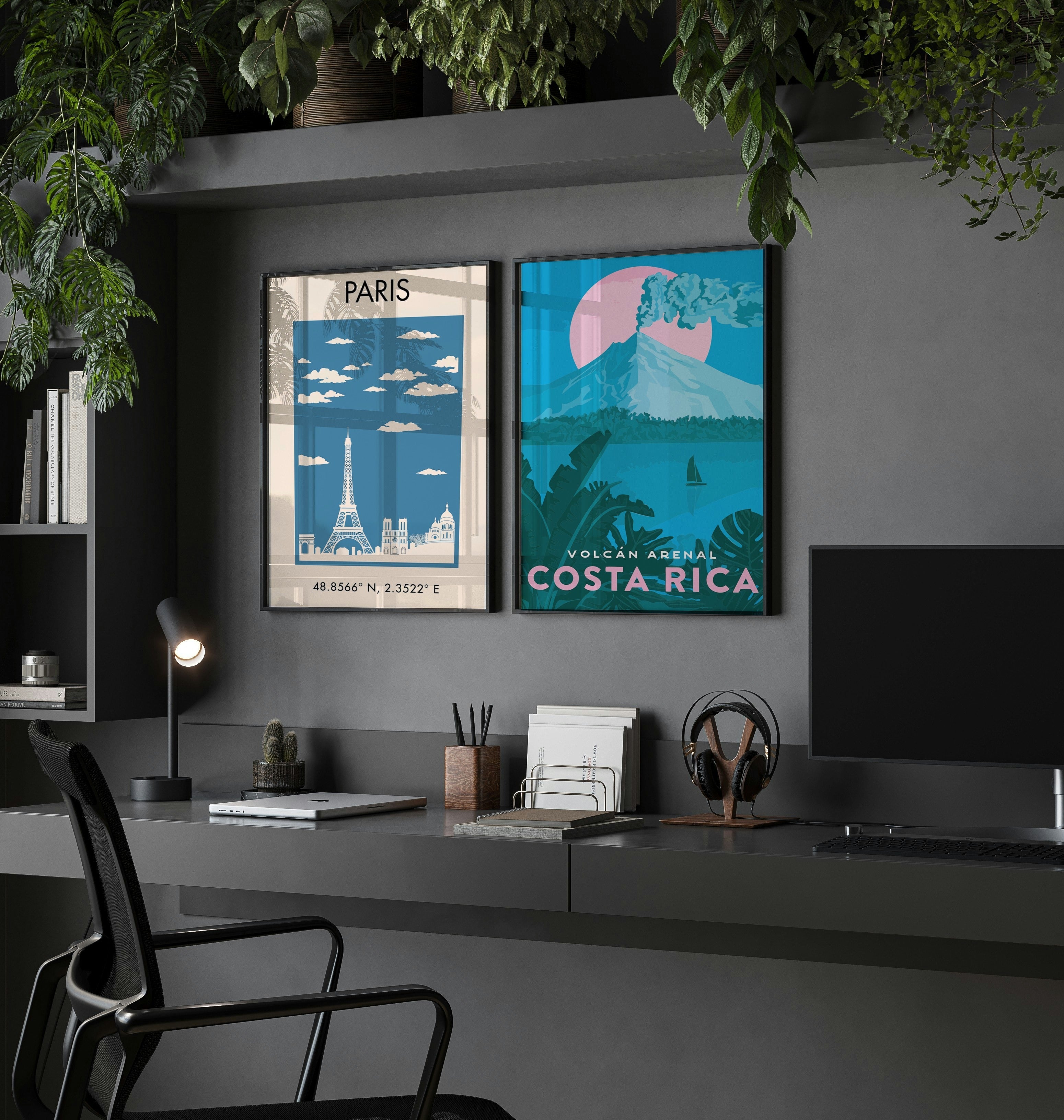 Vintage Paris wall art Poster