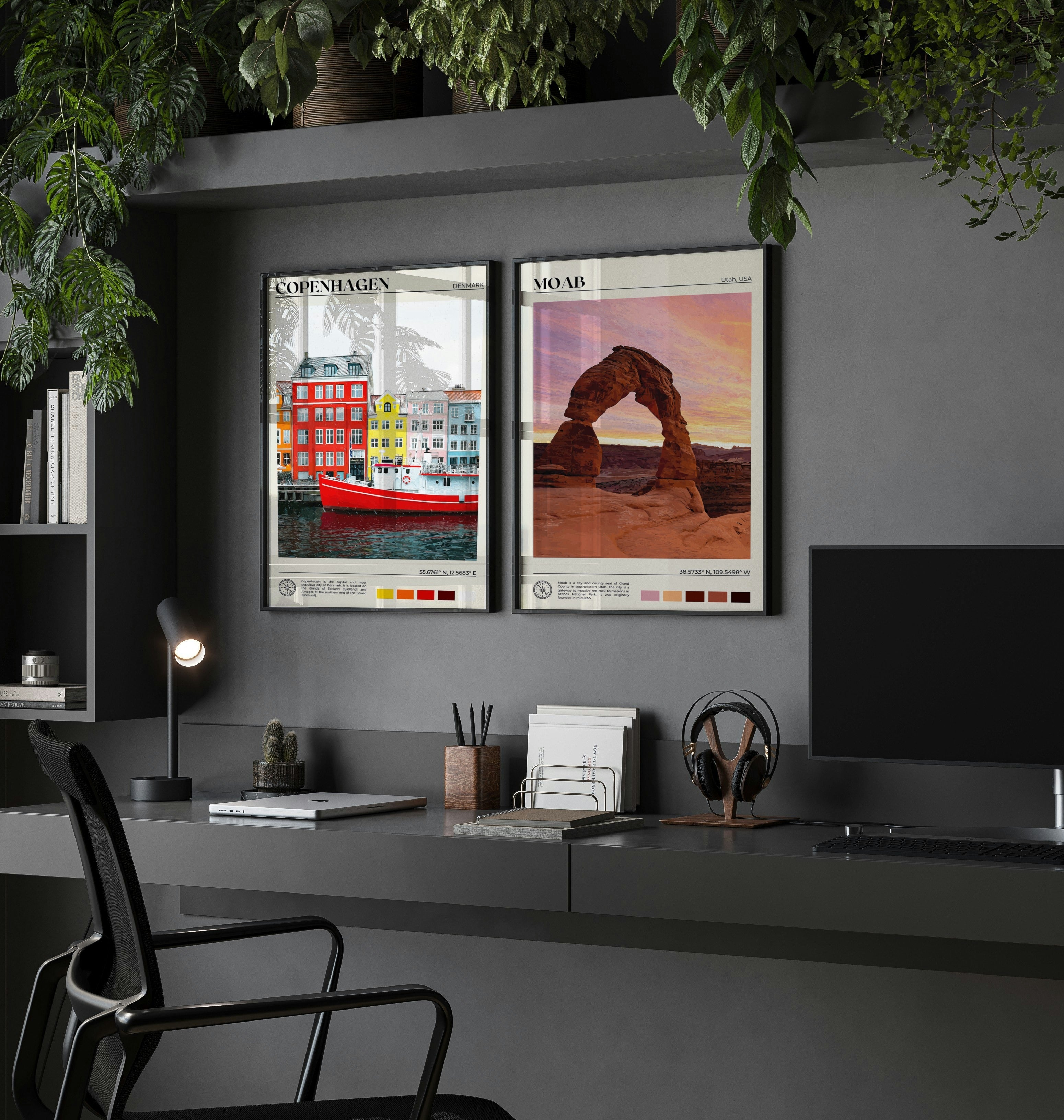 Copenhagen Wall Art Print Poster