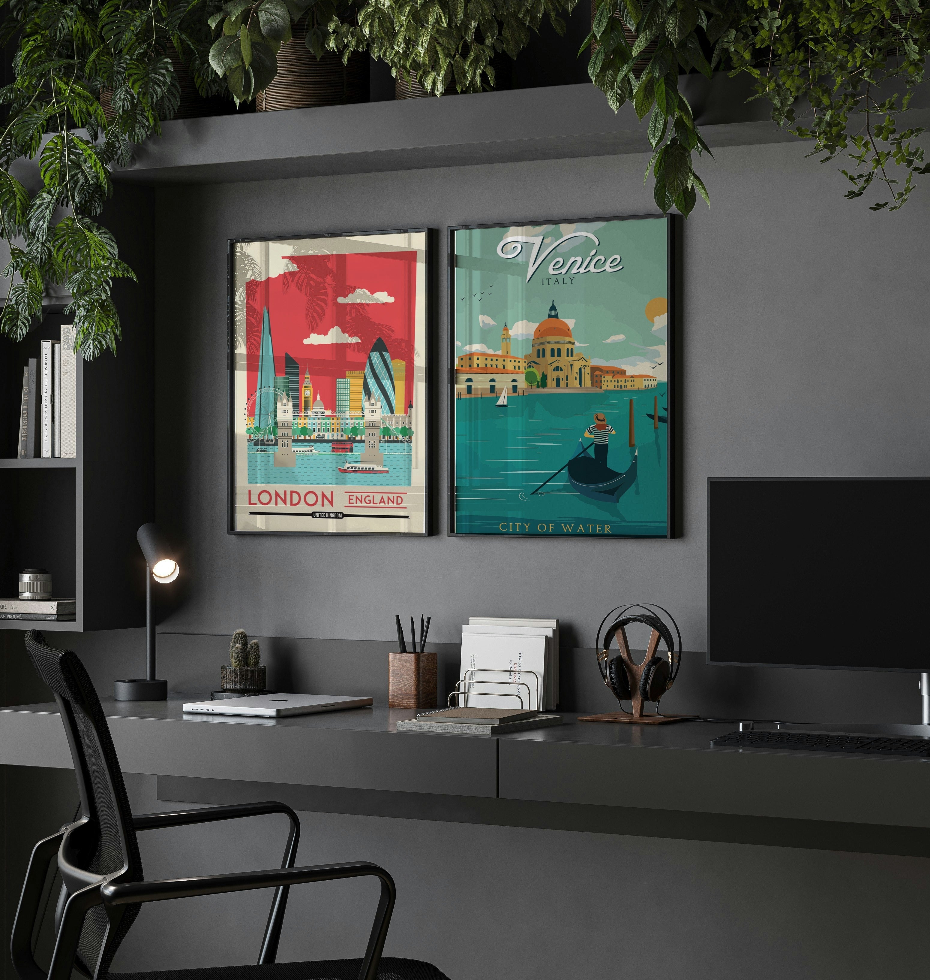 London Wall Art Print Poster