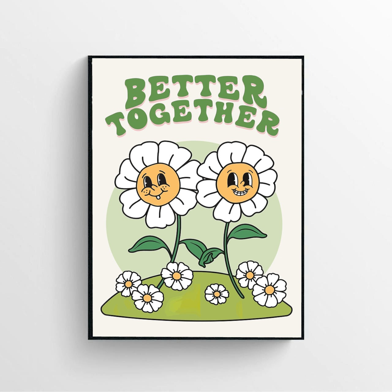 Retro Flower Poster