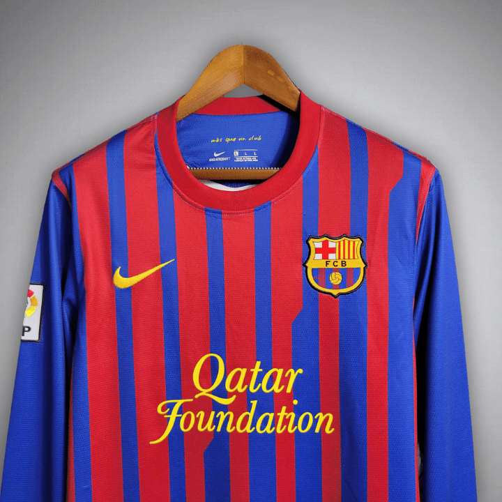 11/12 FC Barcelona camiseta de manga larga de local