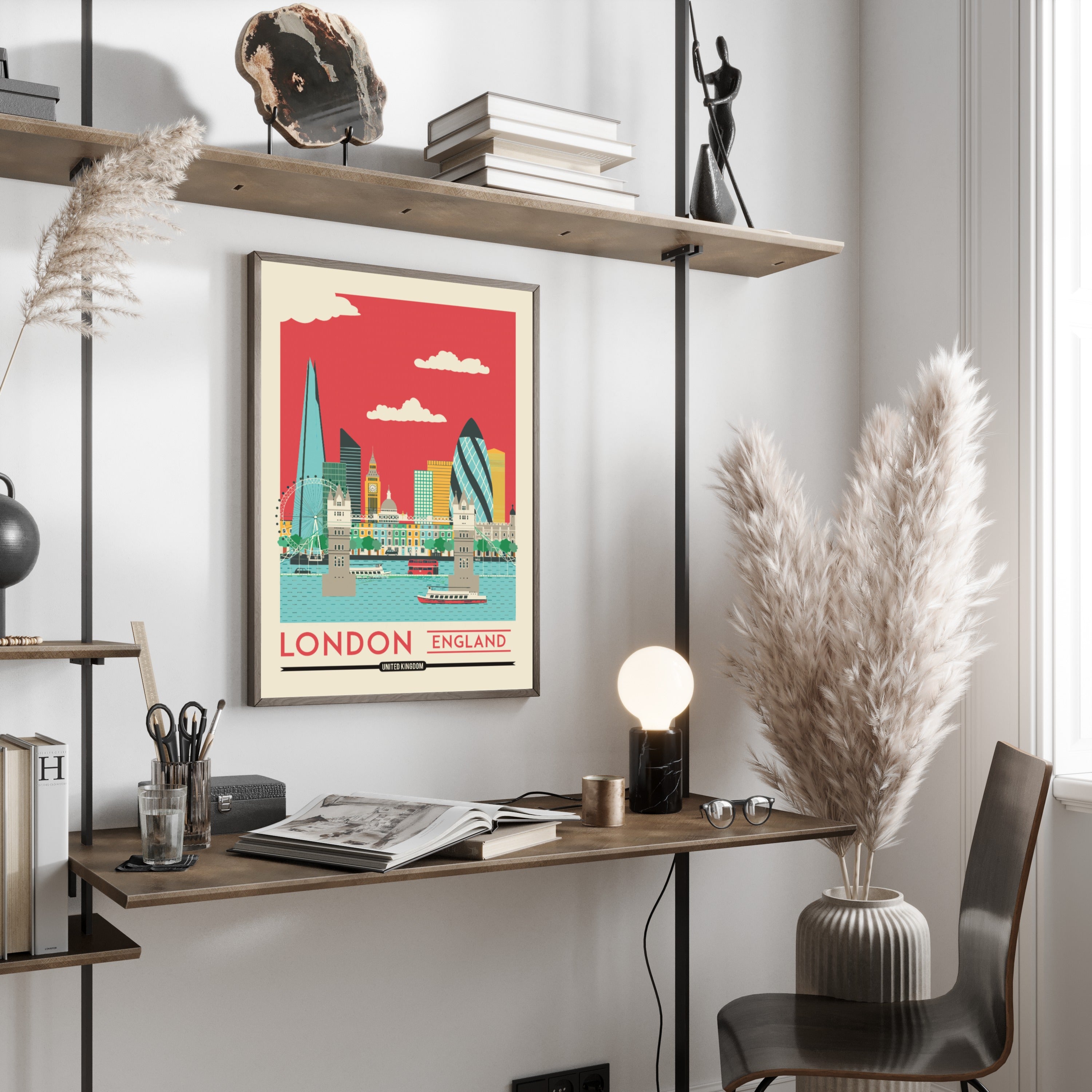London Wall Art Print Poster