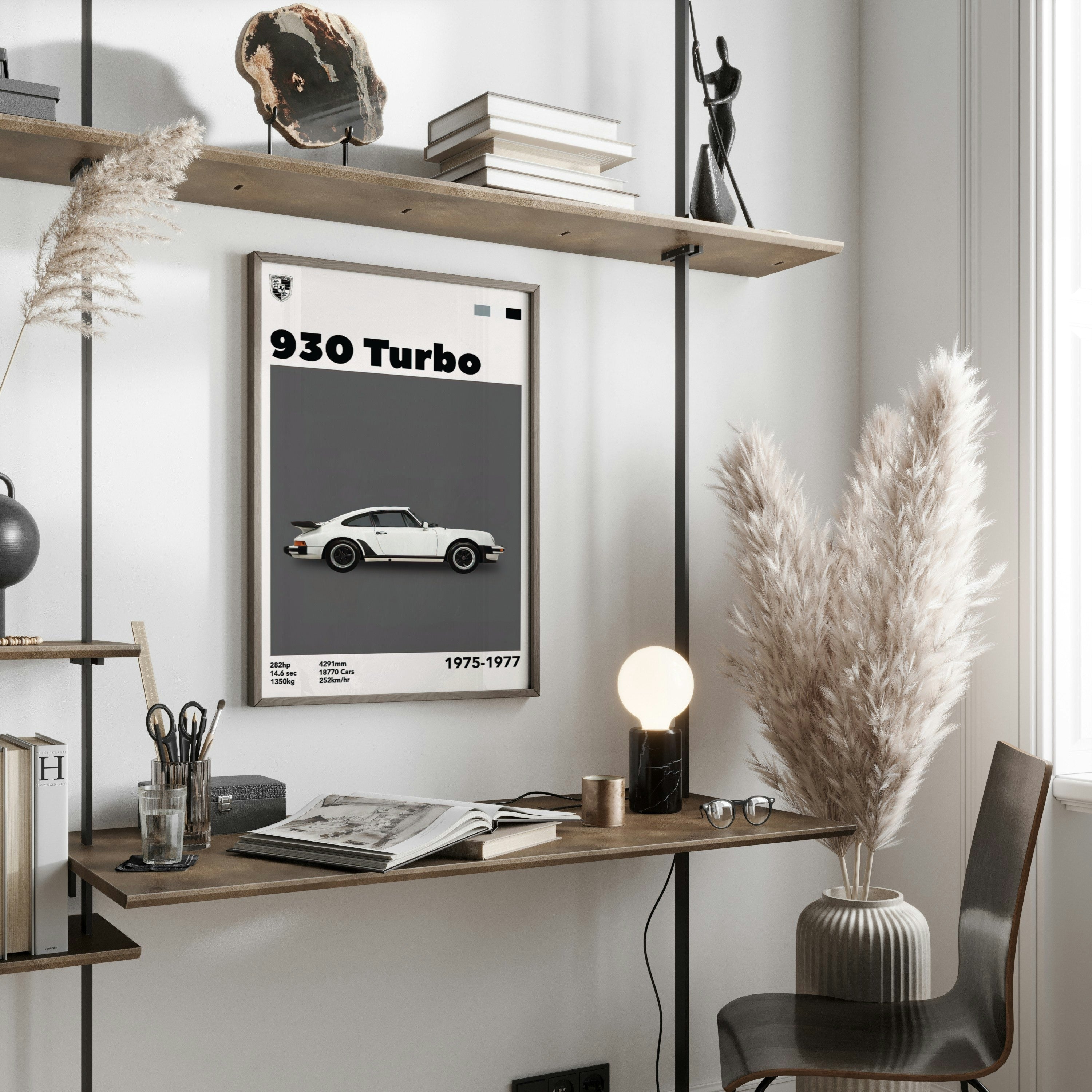 Vintage 911 930 Turbo Supercar Poster