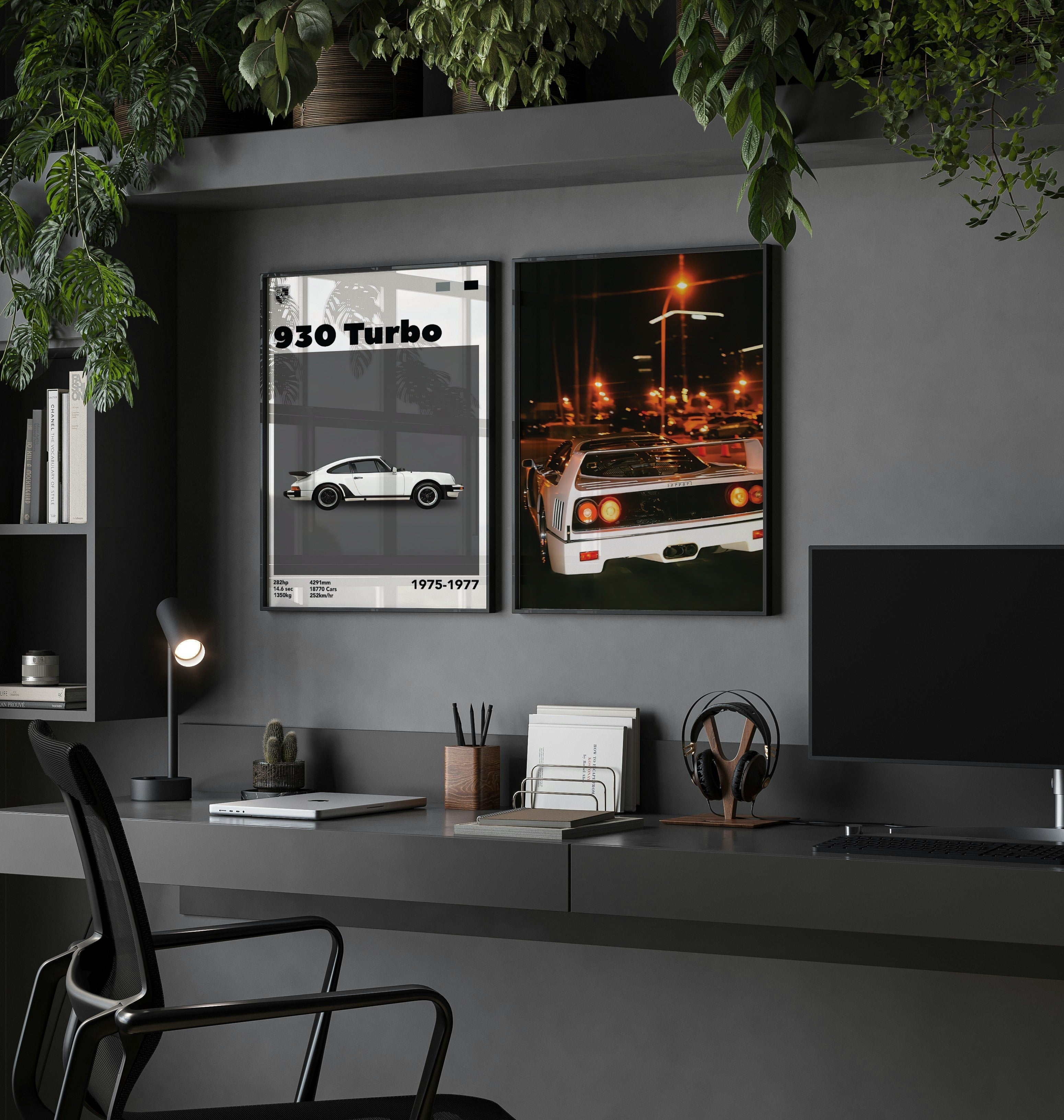 Vintage 911 930 Turbo Supercar Poster