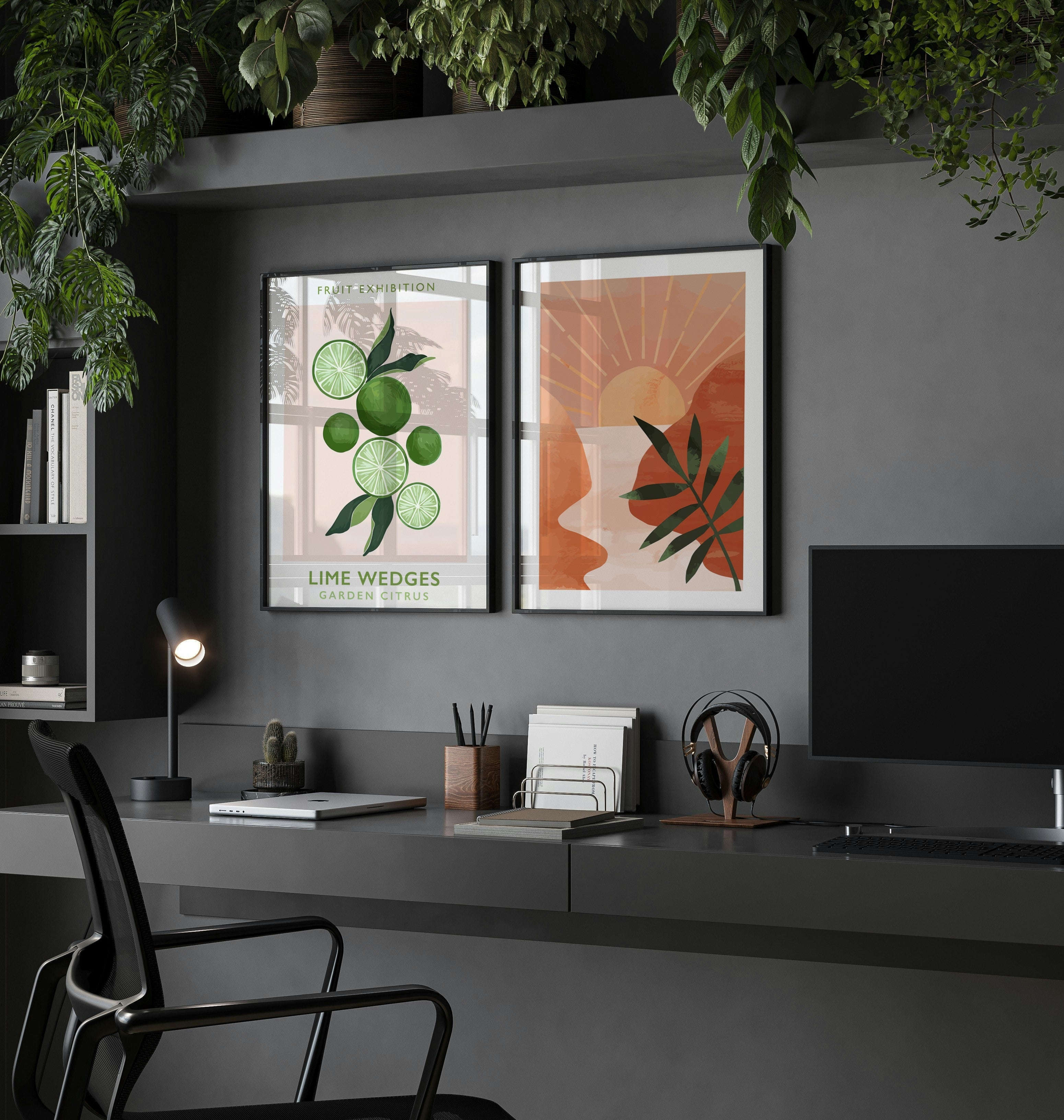 Affiche Quartiers de citron vert