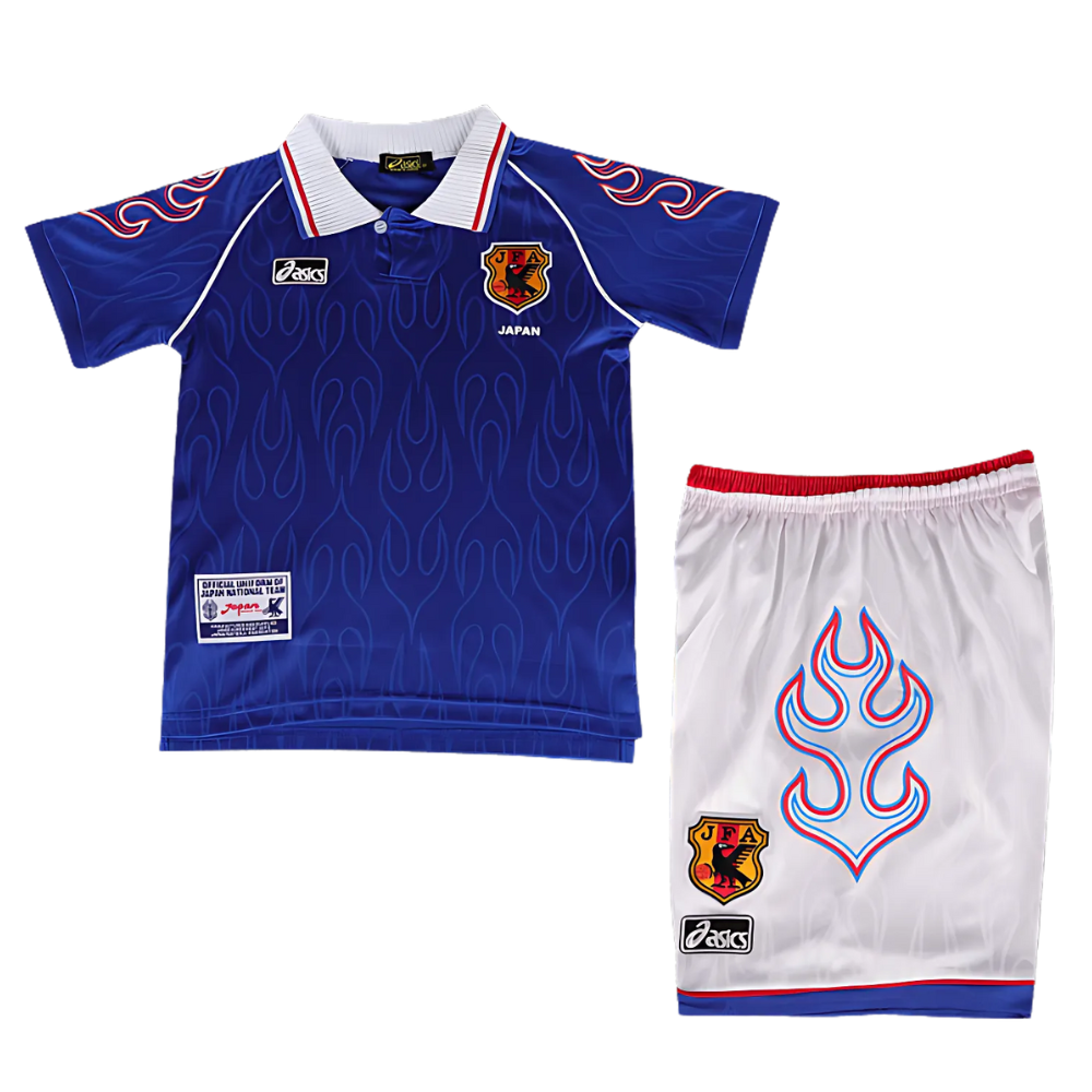 (KIDS) RETRO JAPAN AWAY SHIRT & SHORTS 1998