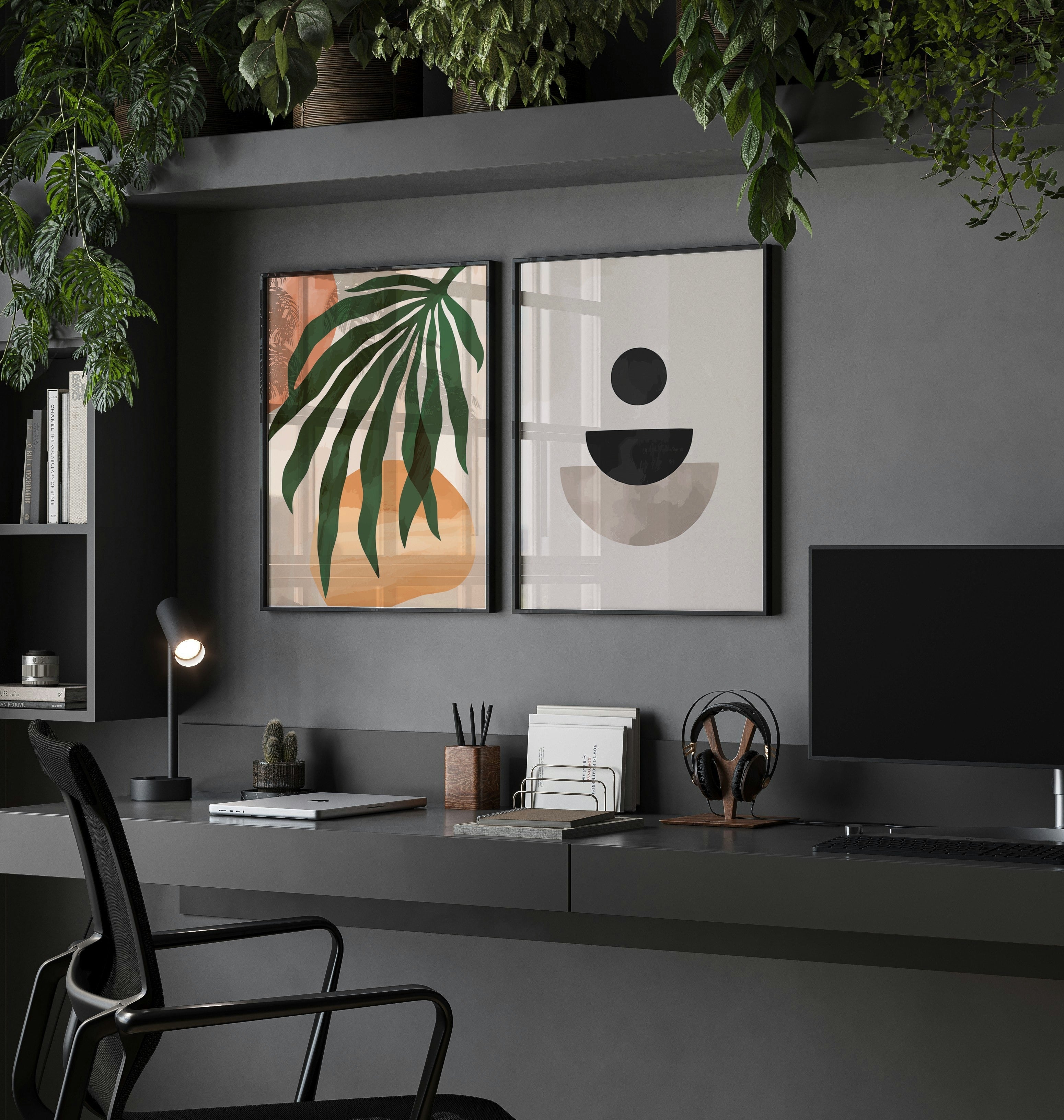 Abstract Leaf Poster