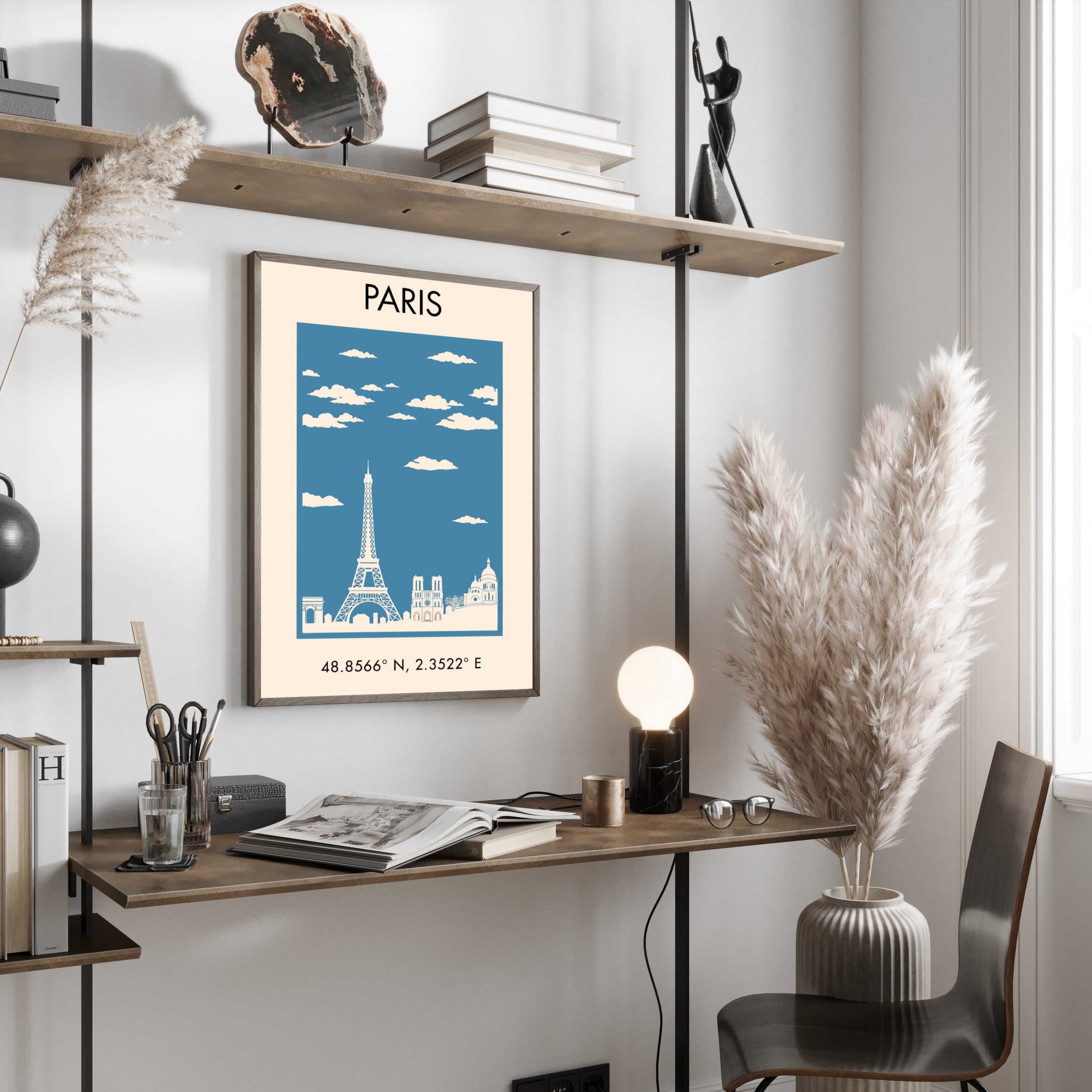 Vintage Paris wall art Poster