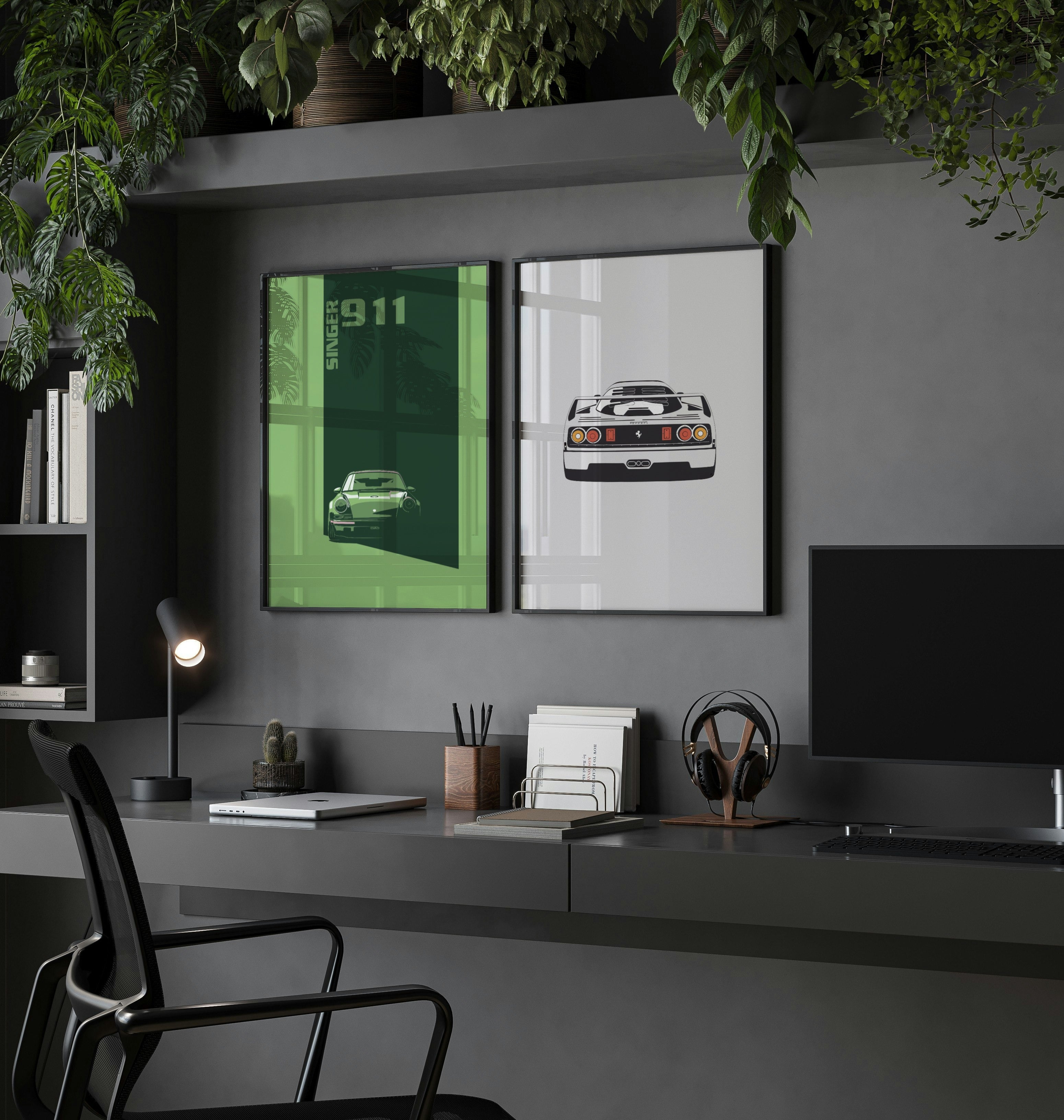 Classic Porsche 911 poster