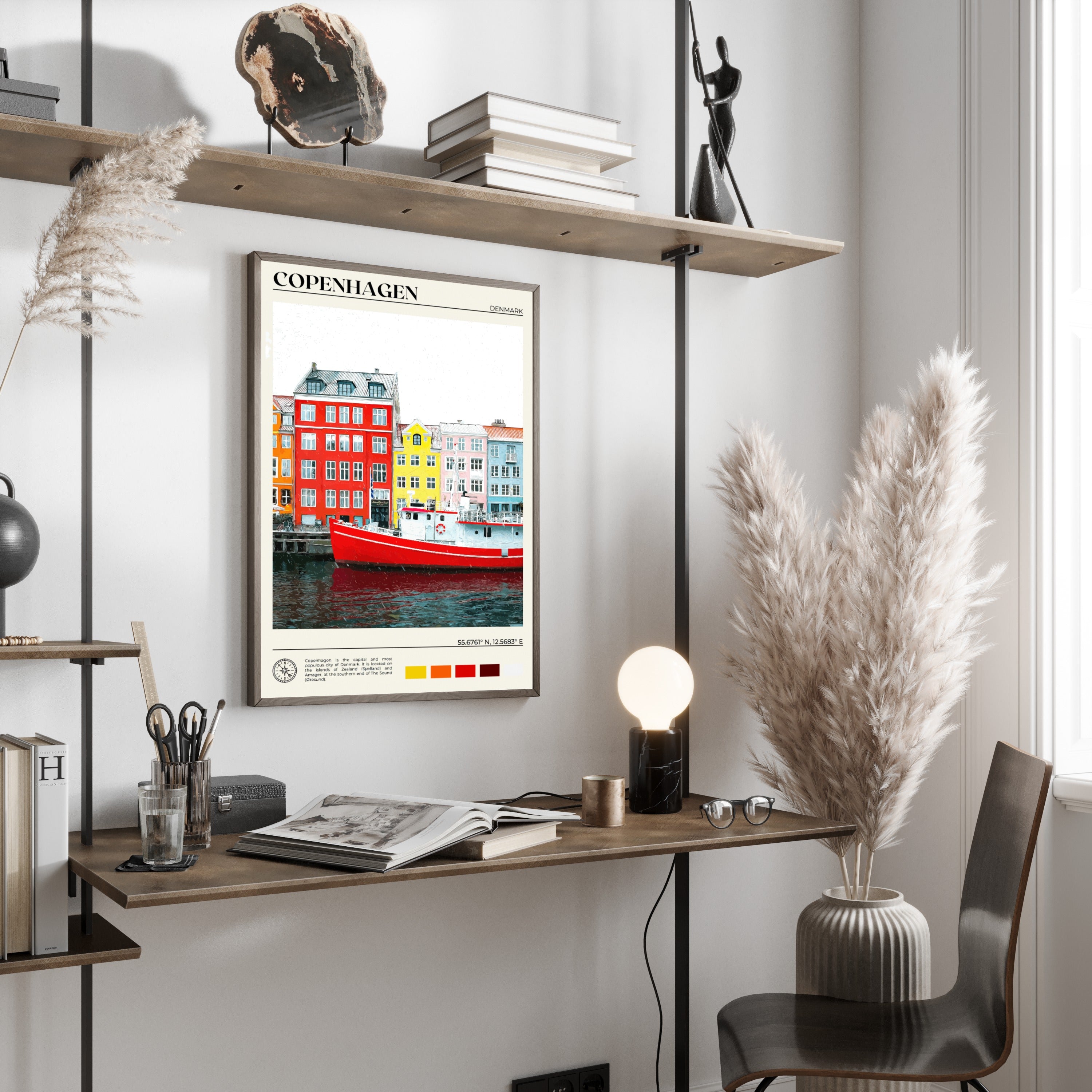 Copenhagen Wall Art Print Poster