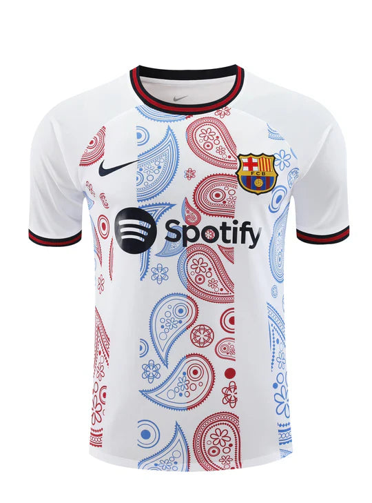 Fc Barcelona white Bandana Jersey