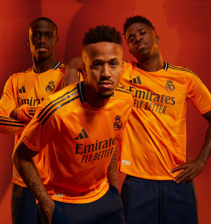 Real Madrid 2024/2025 Uittenue oranje