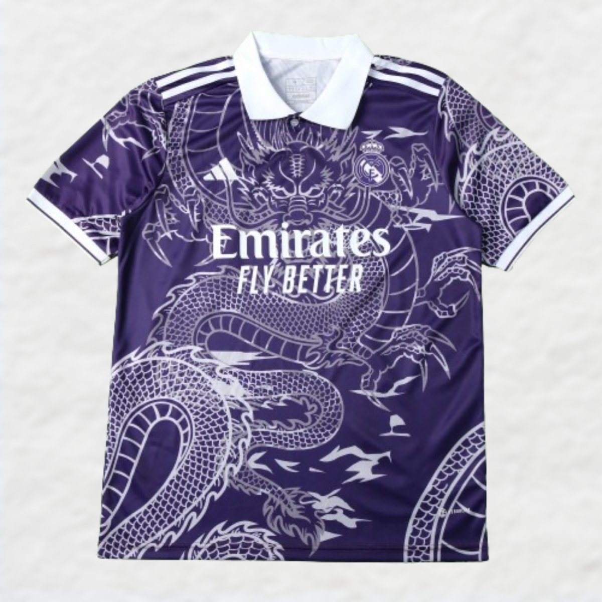 REAL MADRID 2023/24 'DRAGON' SPECIAL EDITION (PURPLE) SHIRT - CLEAR OUT