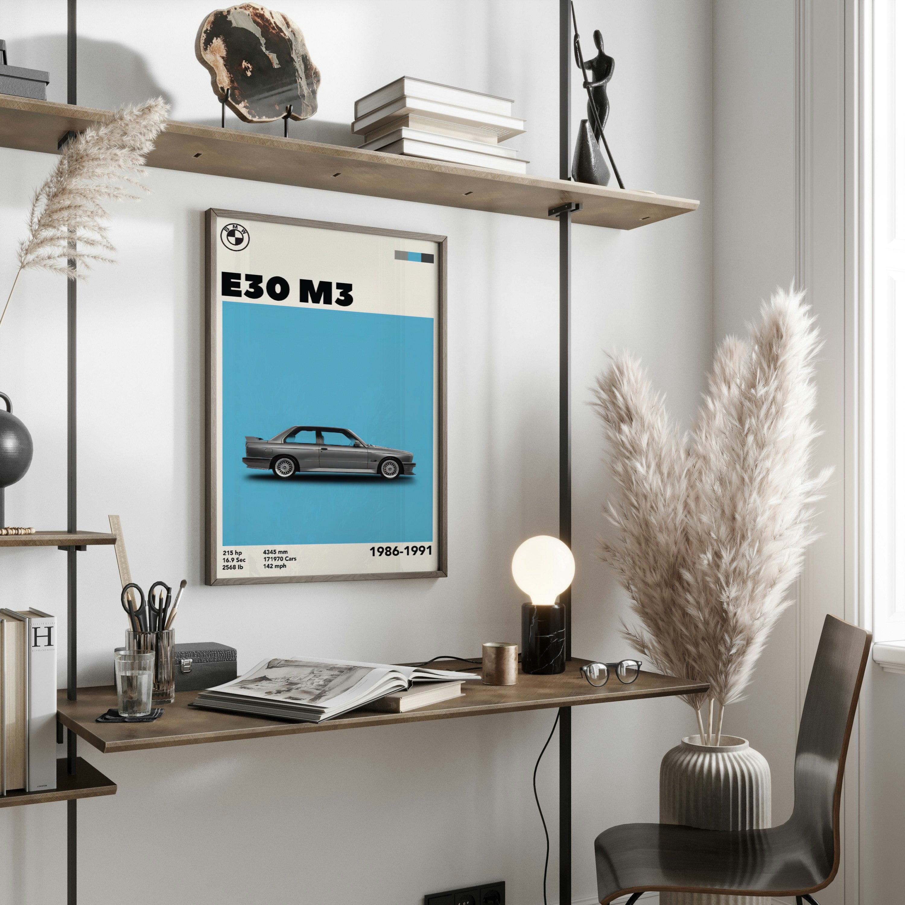 BMW M3 E30 Classic Poster