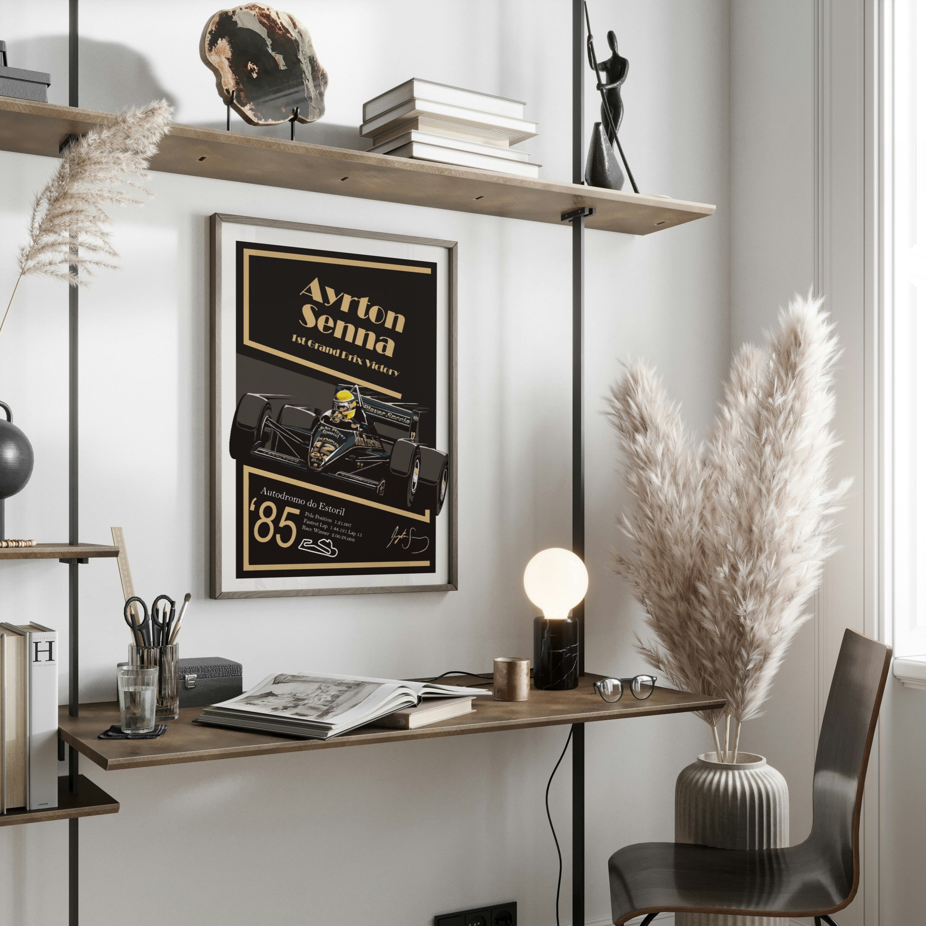 Ayrton Senna Print Poster