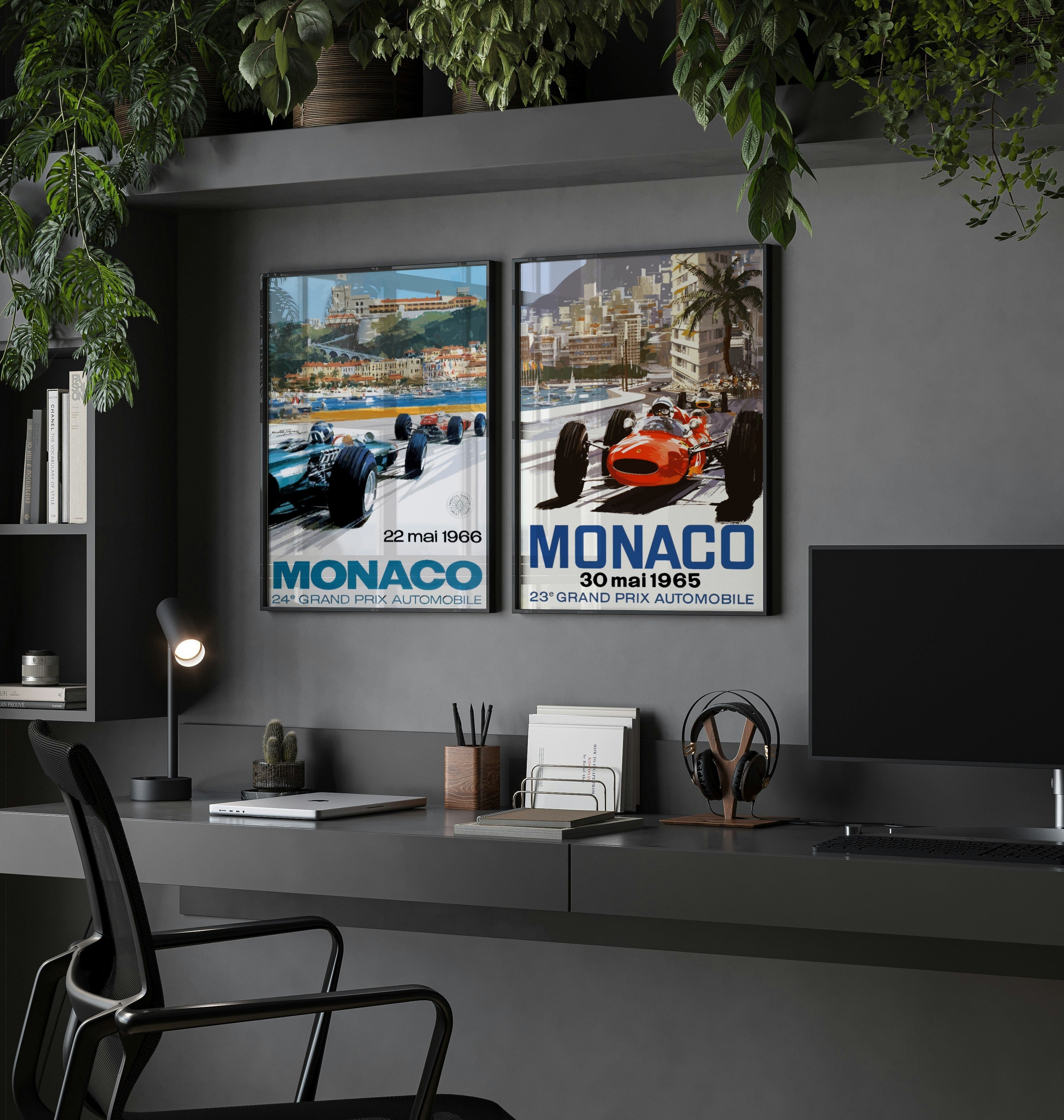 Monaco Grand Prix 1966 Poster