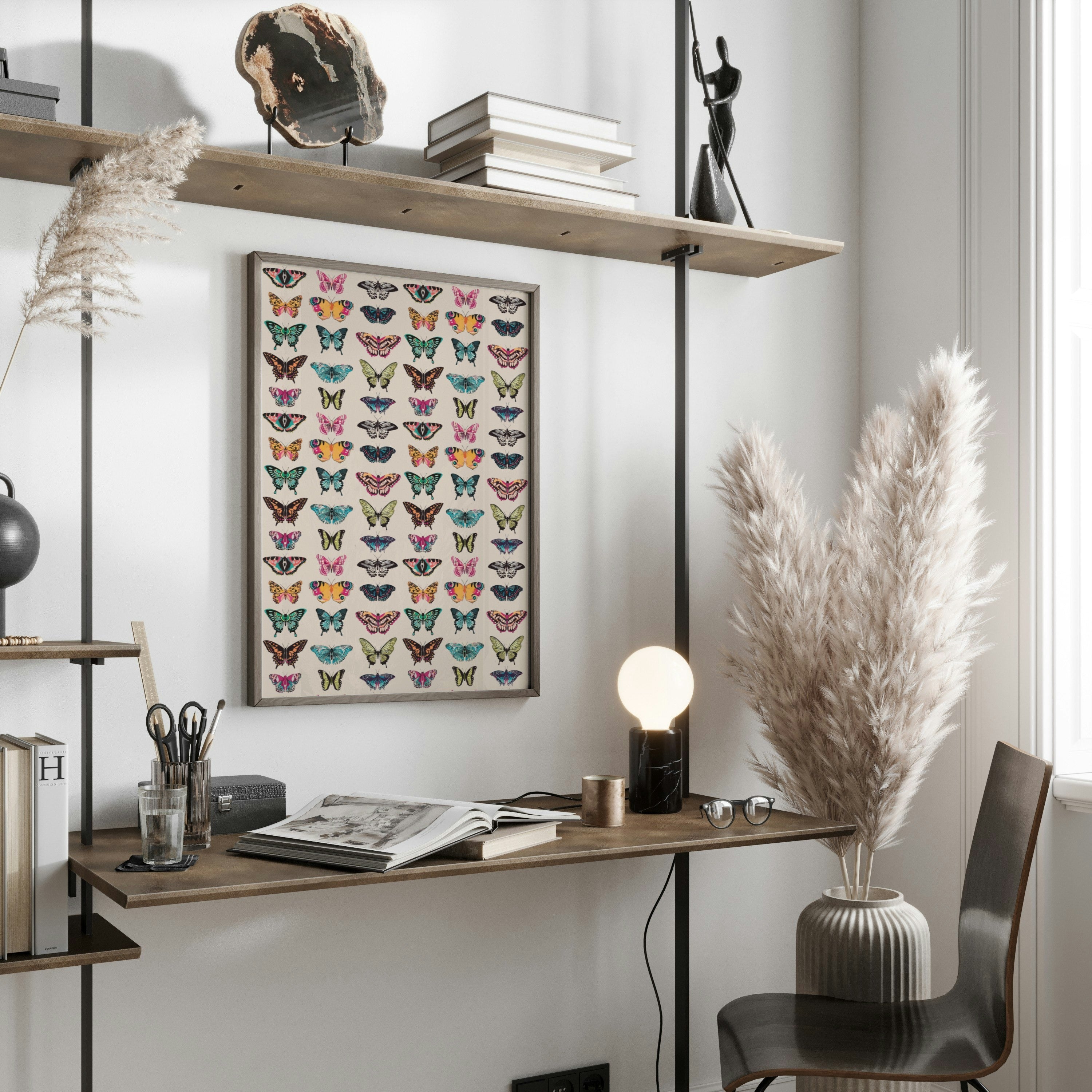 Vintage Poster Butterflies