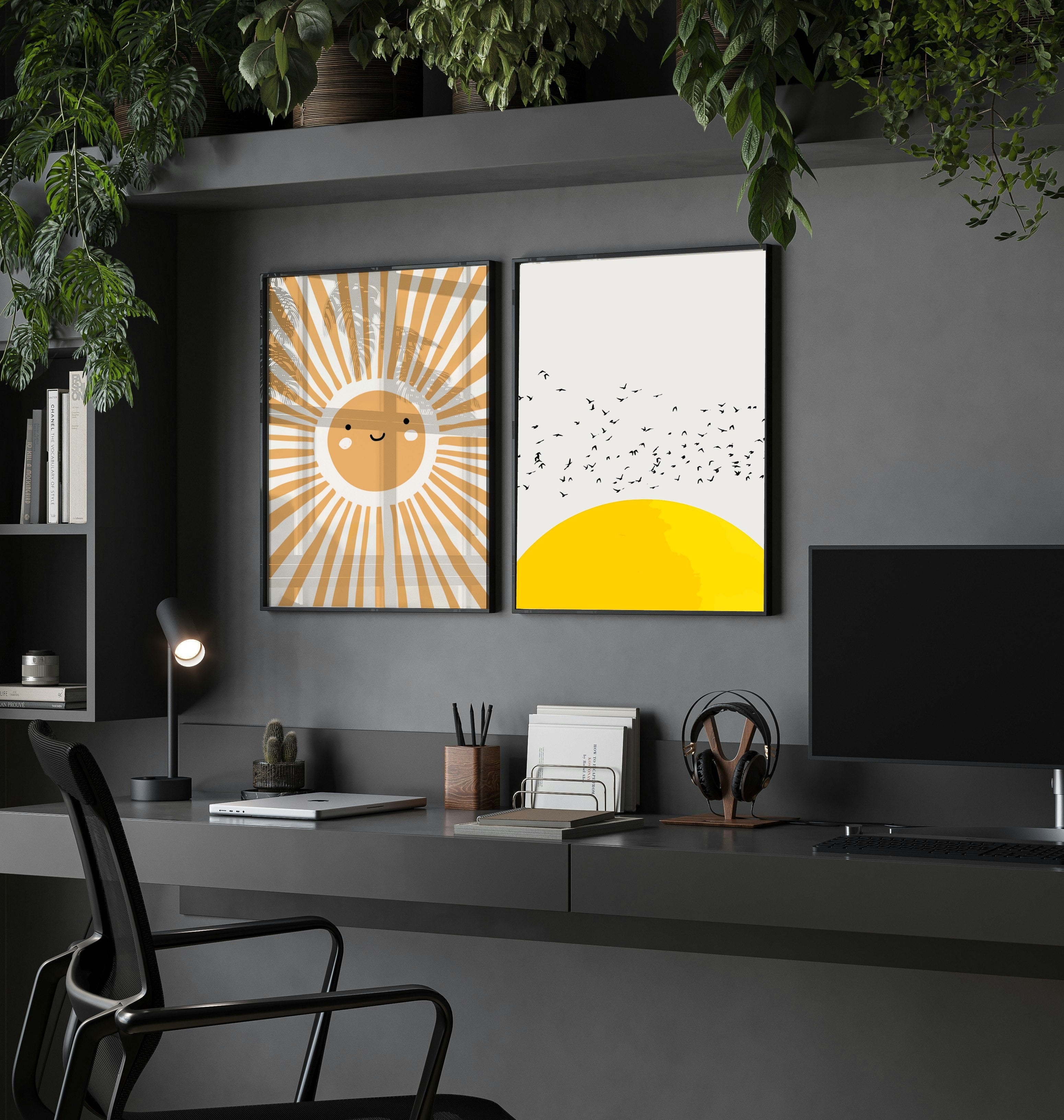 Póster Sol Sorridente