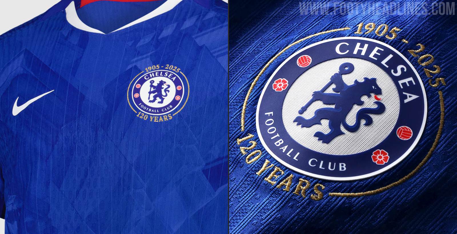 Chelsea 25-26 120th Anniversary Home Kit Edition Released