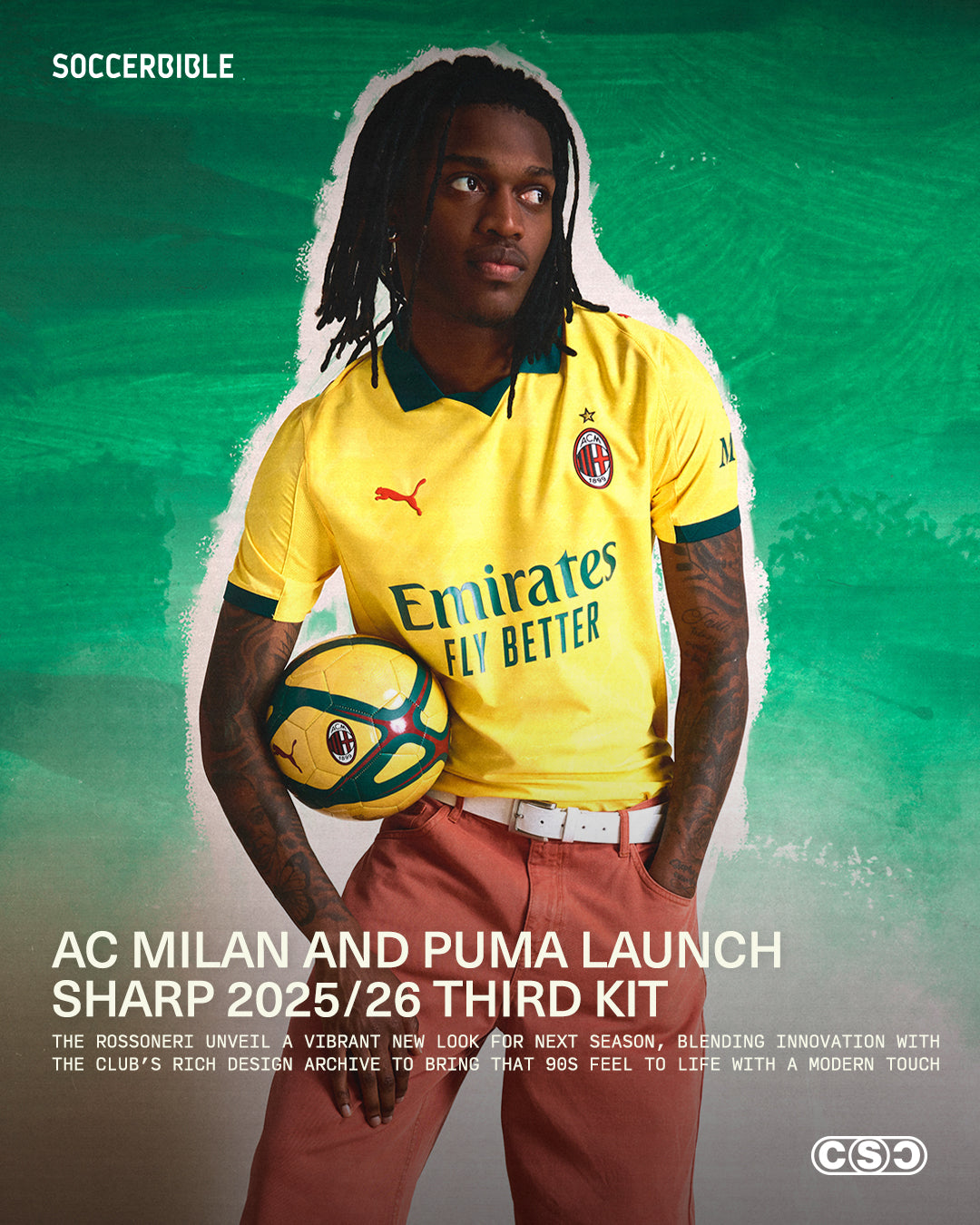 AC MILAN AND PUMA LAUNCH SHARP 2025/26 THIRD KIT.