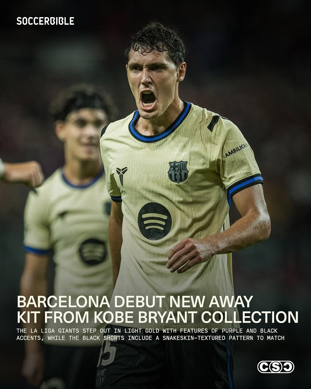 BARCELONA DEBUT NEW AWAY KIT FROM KOBE BRAYANT COLLECTION.