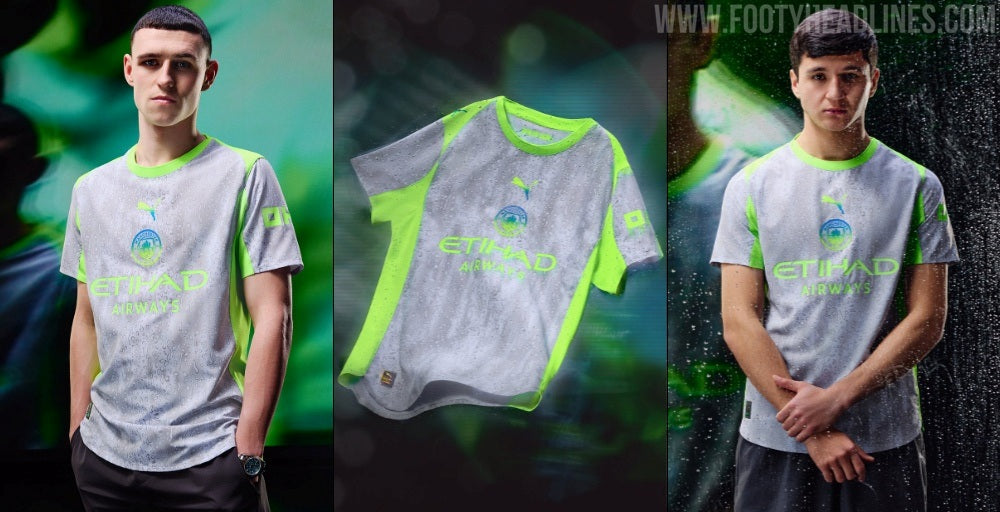 Horror? Manchester City 25-26 Third Kit Released - Tribute to Manchester Rain