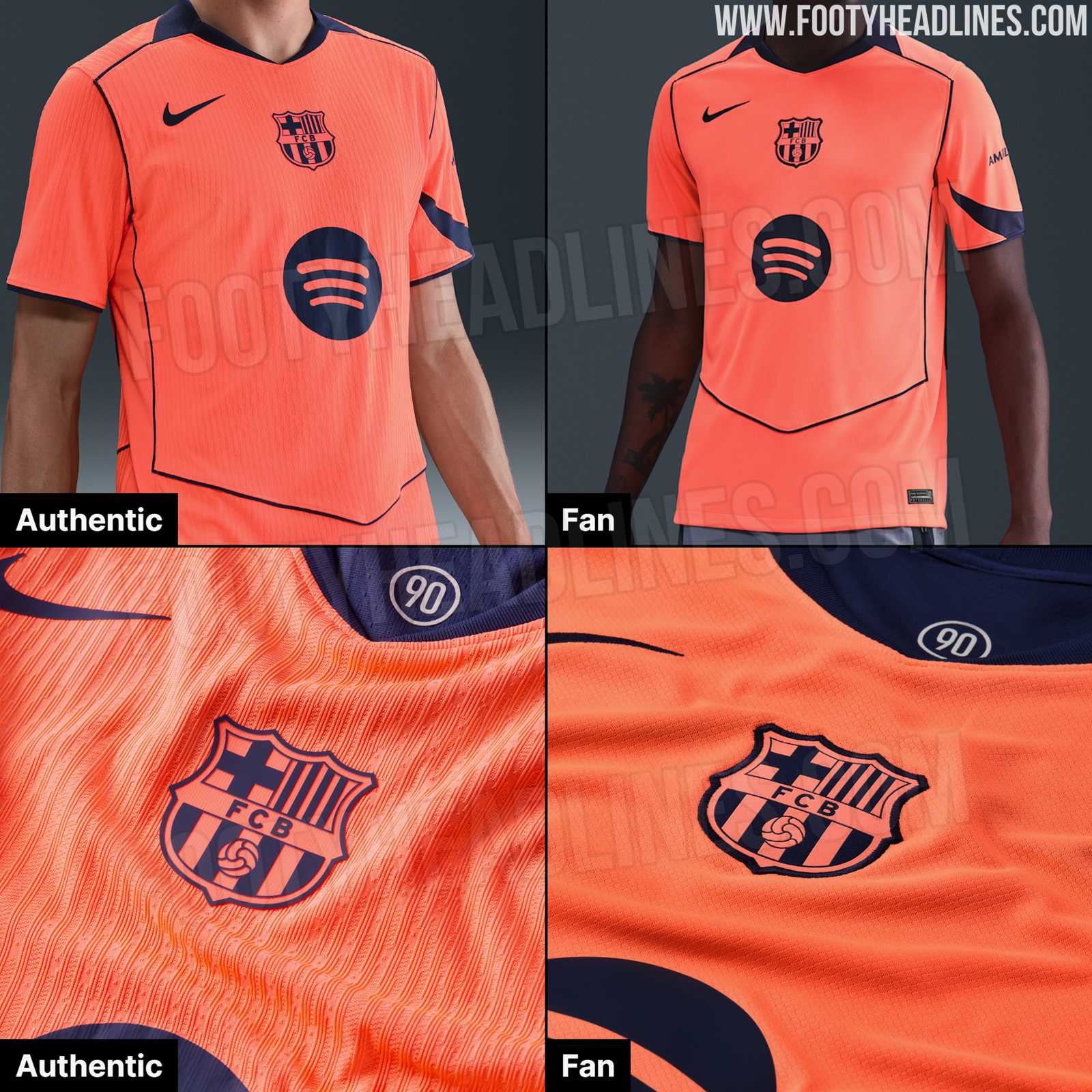 FC Barcelona 25-26 Third Kit Leaked - Authentic & Fan Versions