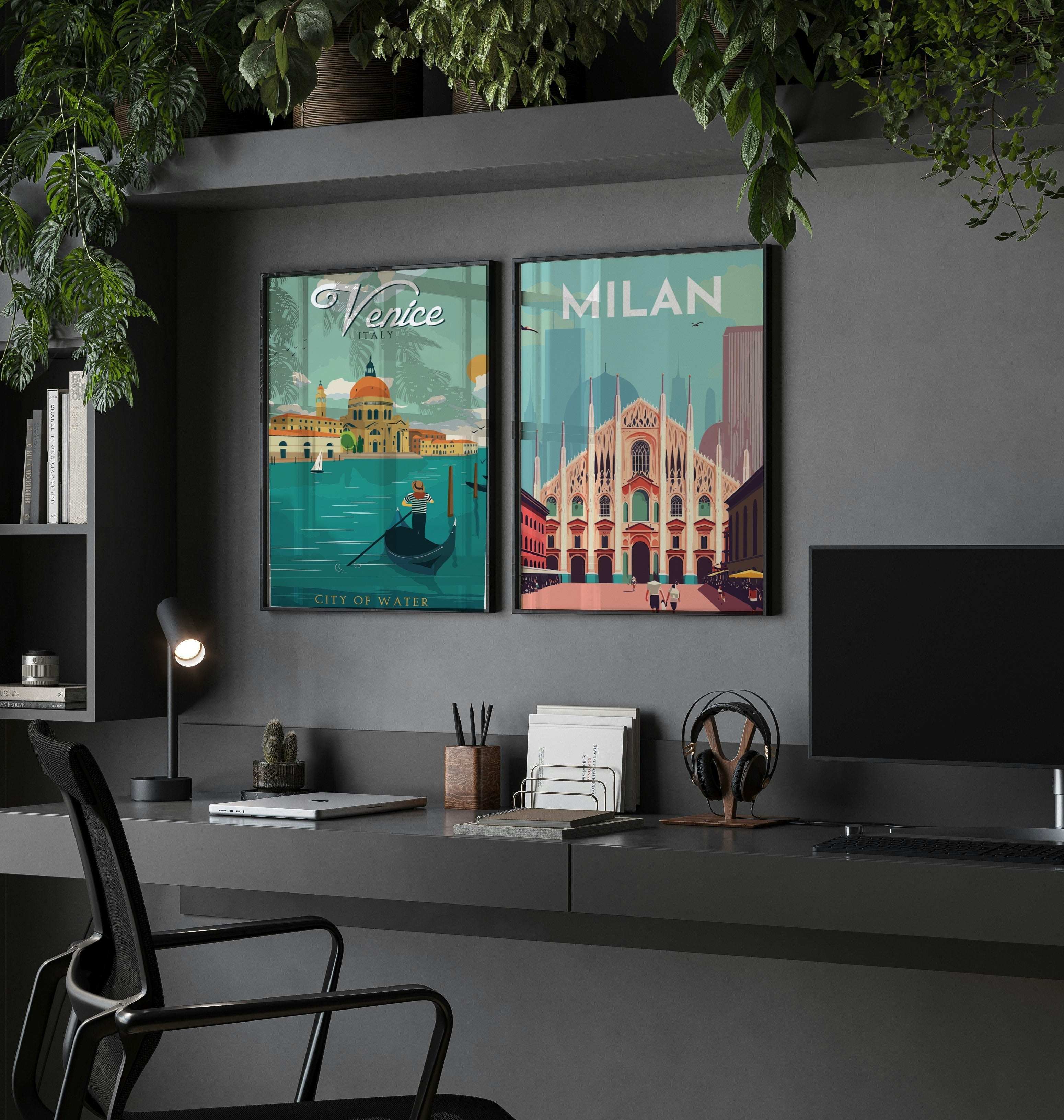 Italy Venice Travel Poster