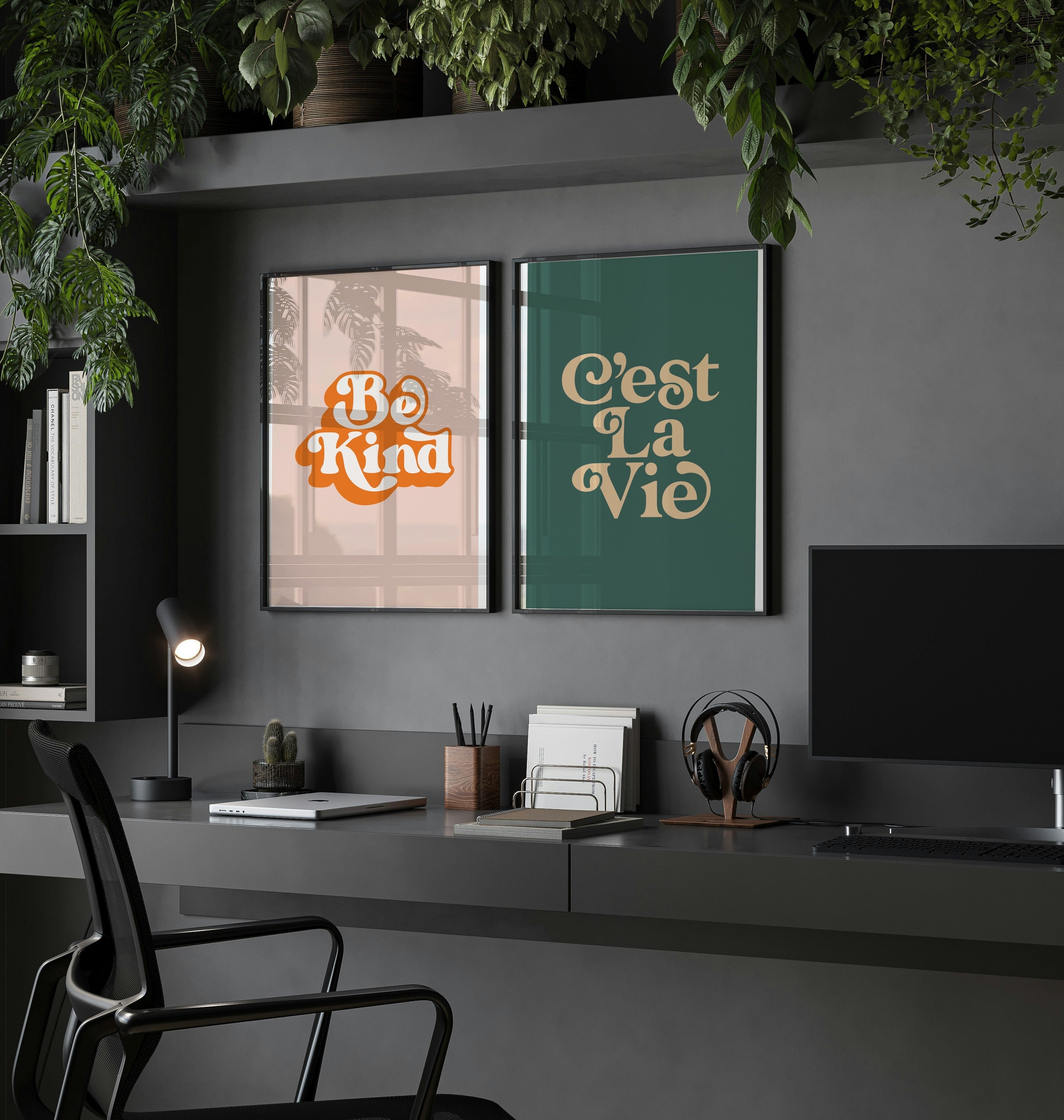 Be Kind Pantone Poster