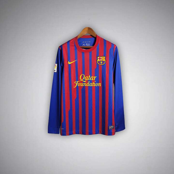 11/12 FC Barcelona camiseta de manga larga de local