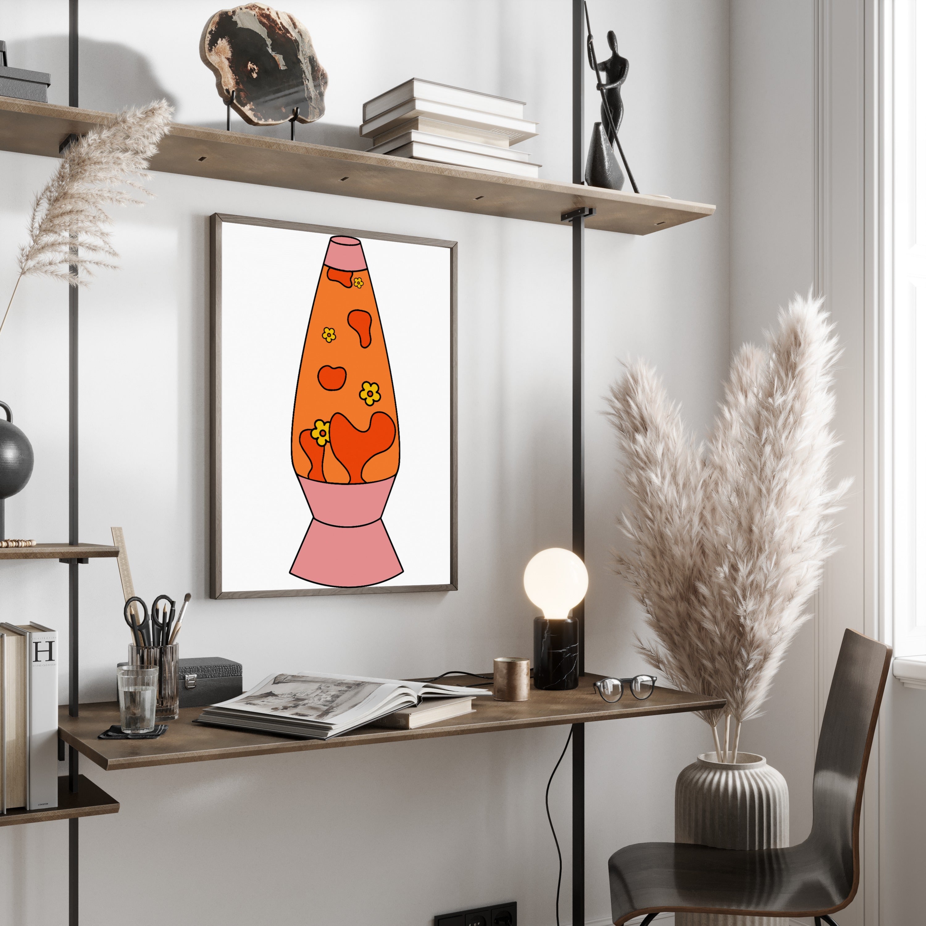 Lava Lamp Print Poster