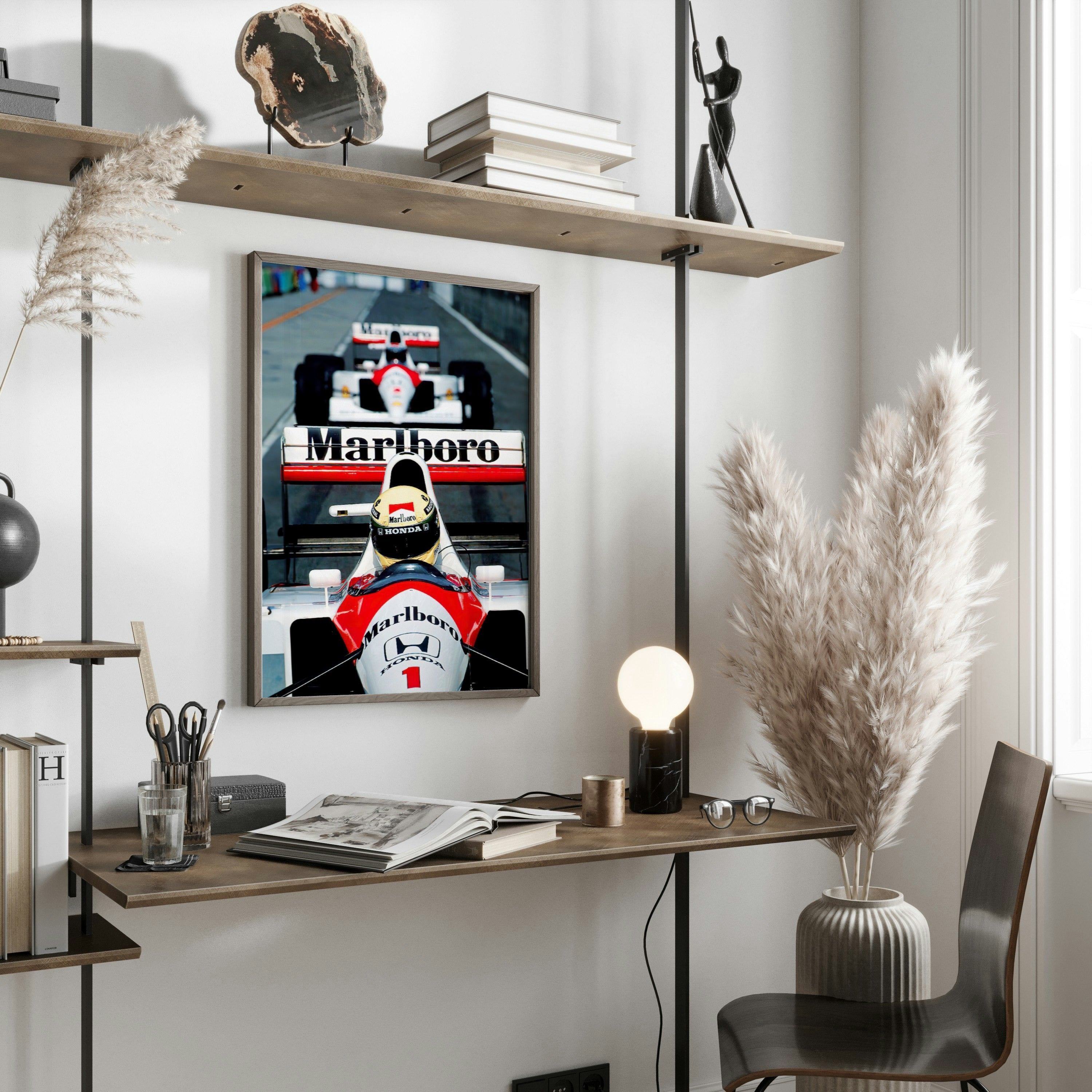 Ayrton Senna 1992 Poster