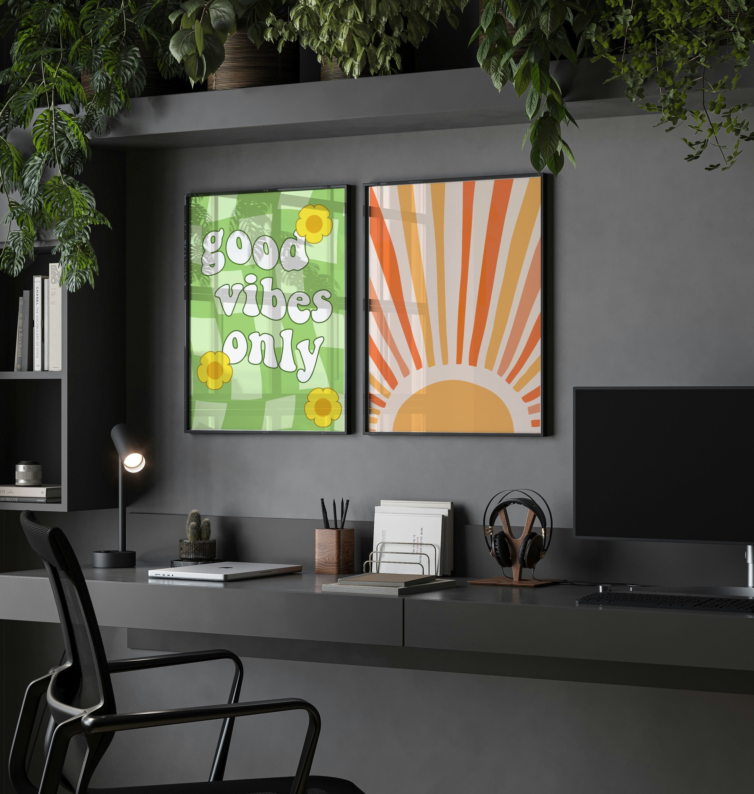 Good Vibes Wall Art Poster