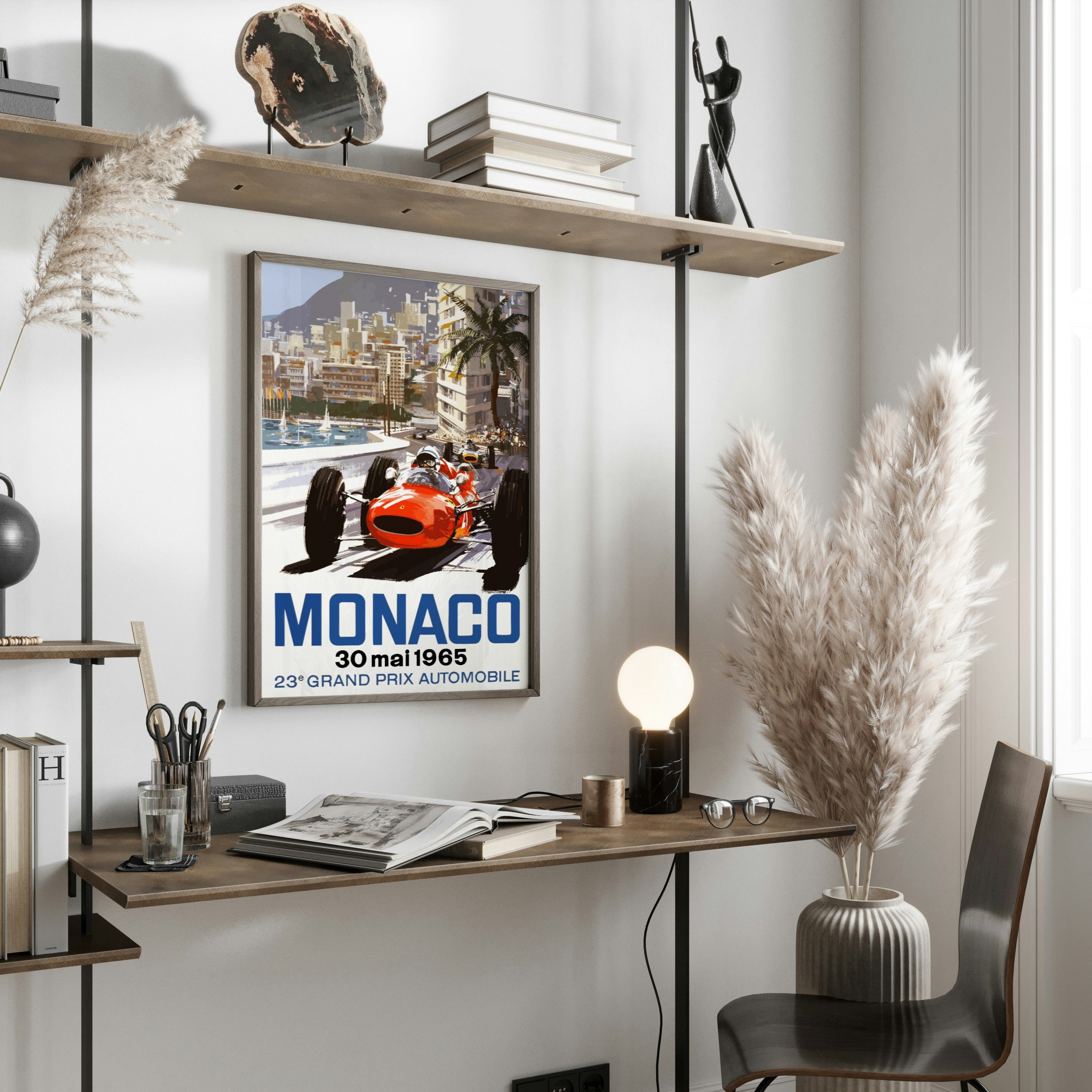 Ferrari F1 Monaco Poster