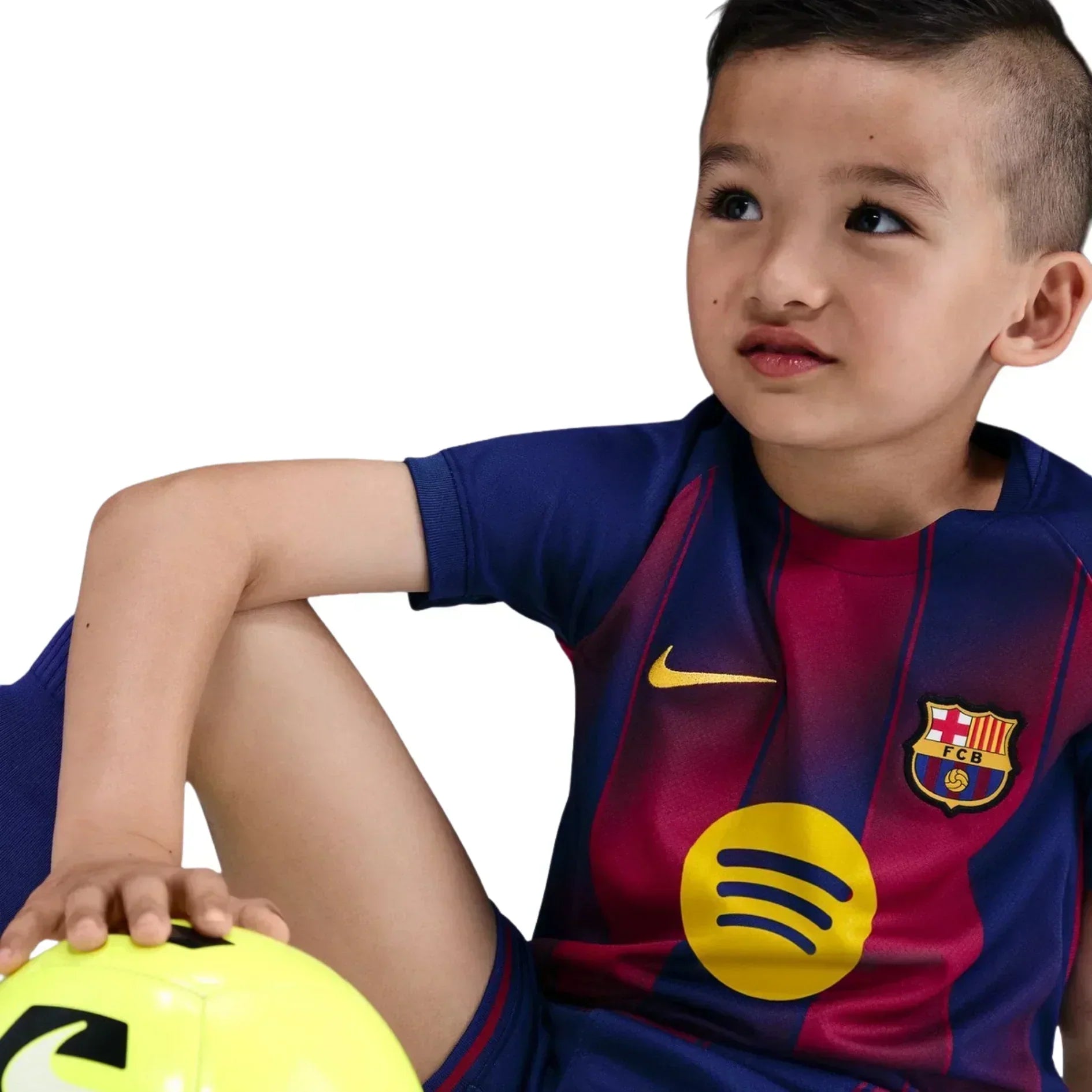 Detský futbalový dres FC Barcelona pre domácich majstrov 2025-26