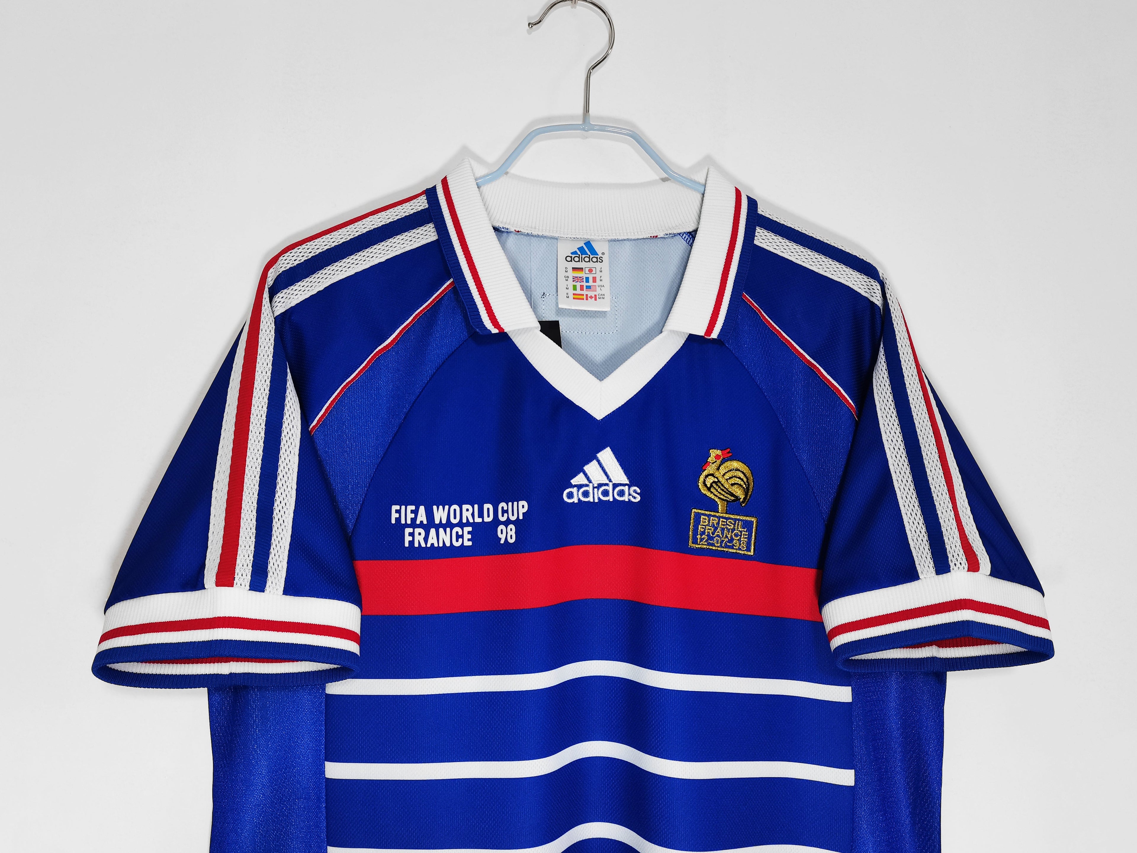 Frankreich 1998 Trikot - Retro-Kit