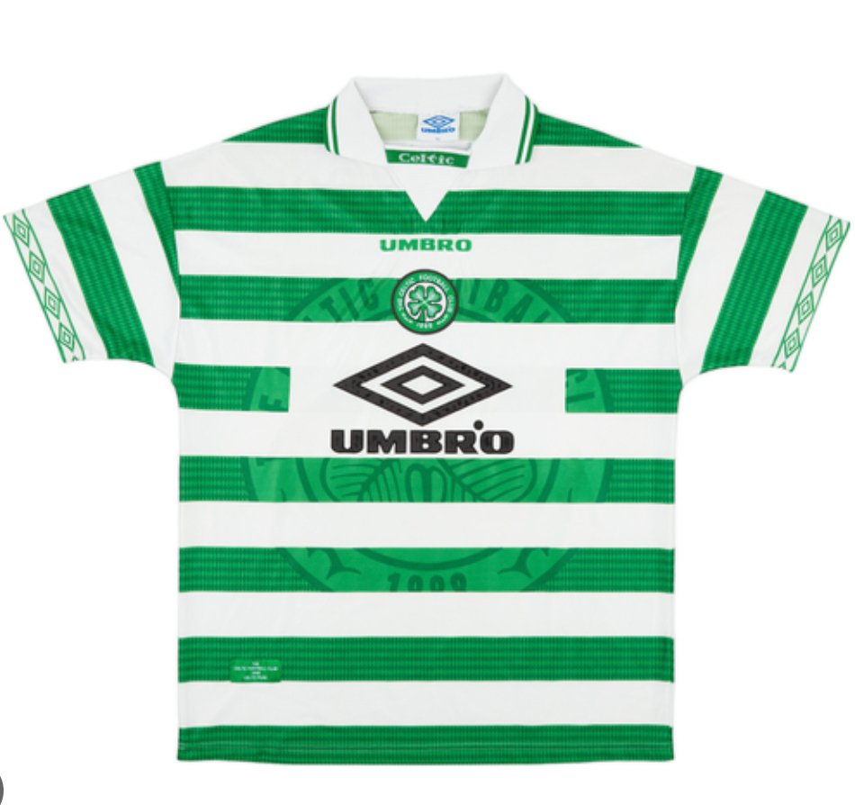 1997–1999 Glasgow Celtic Heimtrikot im Retro-Look