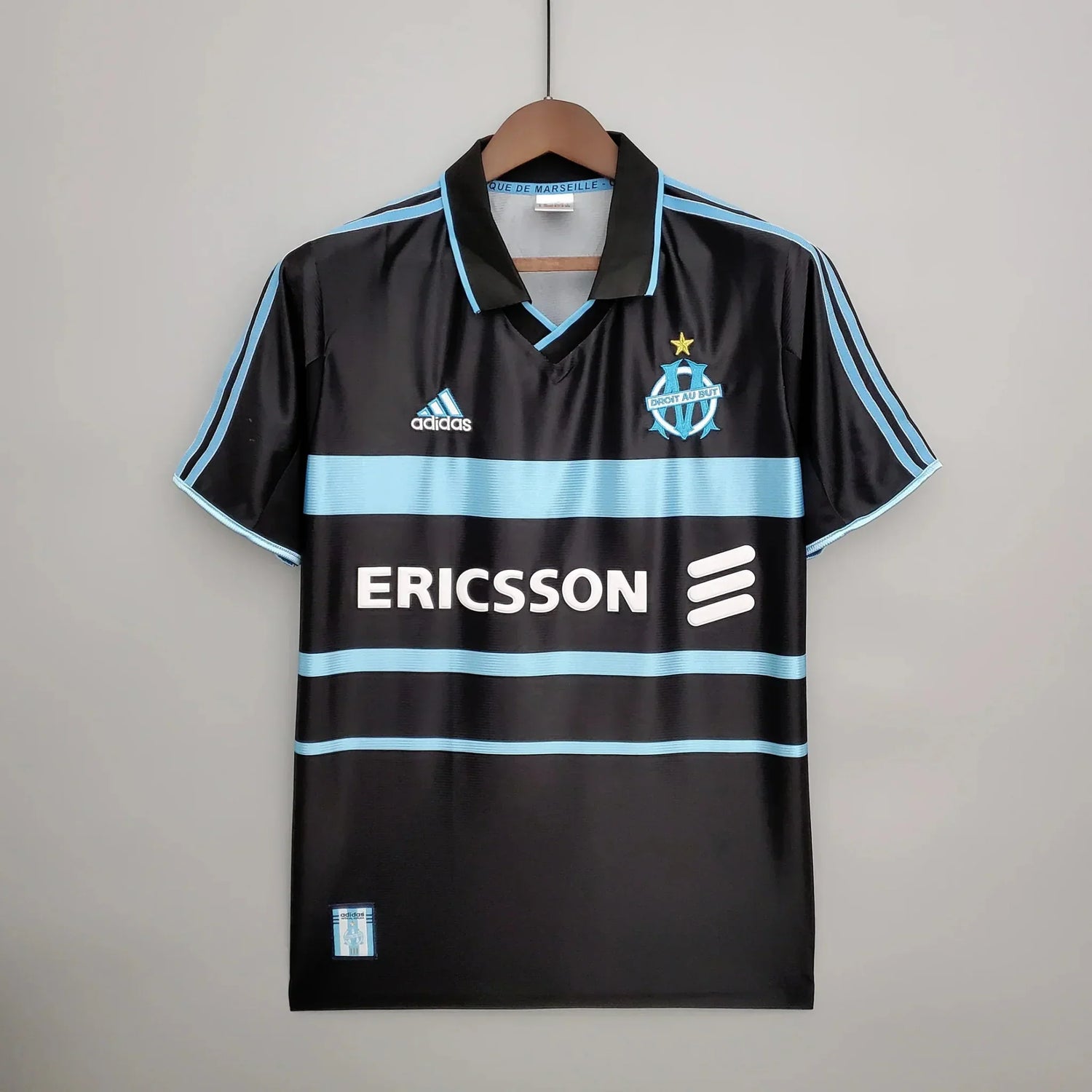 1999/00 MARSEILLE ADIDAS DERDE SHIRT 