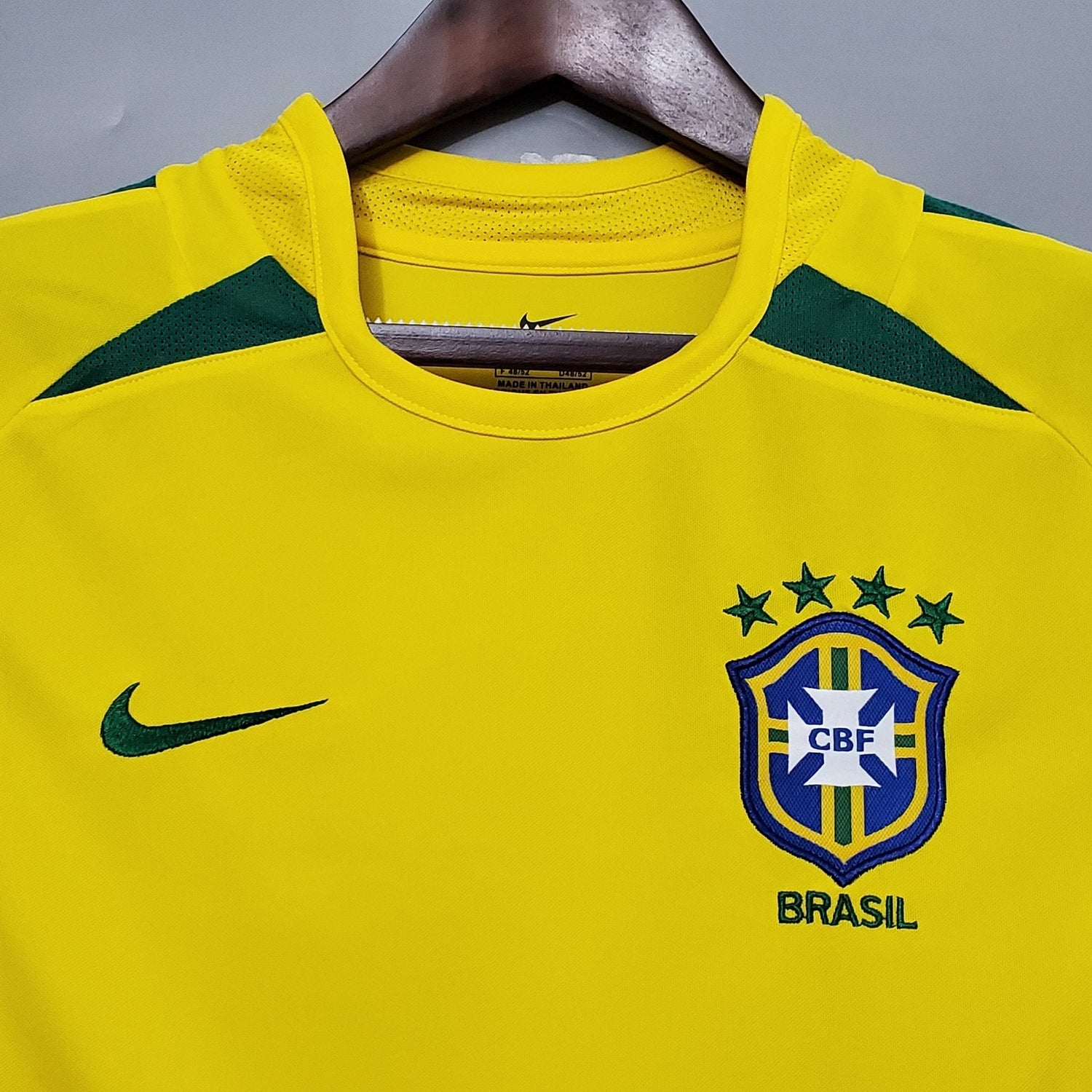 Brazilië thuis retro tenue 2002 