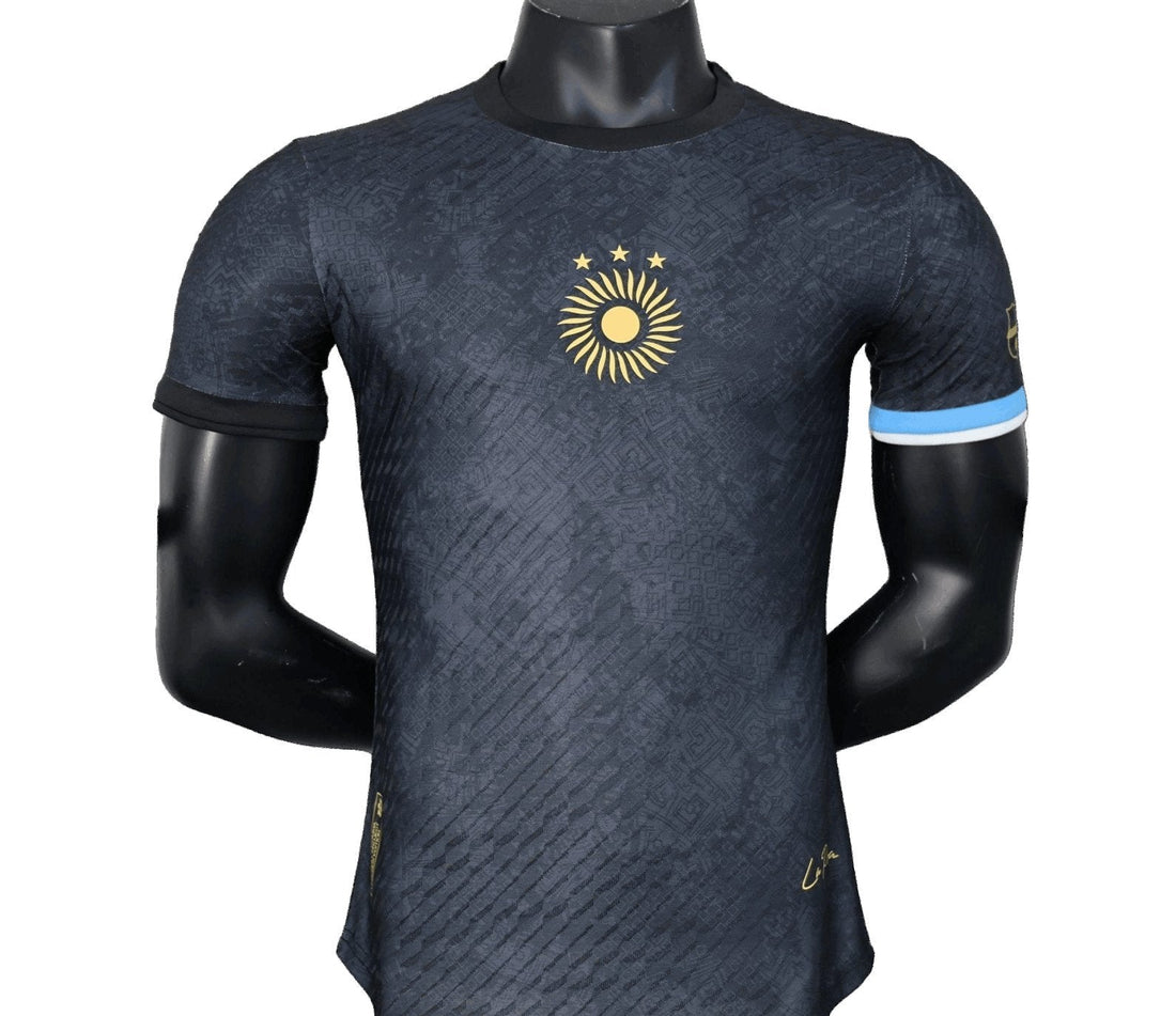 2023 Argentinien Gedenk-Sondertrikot in Lila und Schwarz | Spielerversion