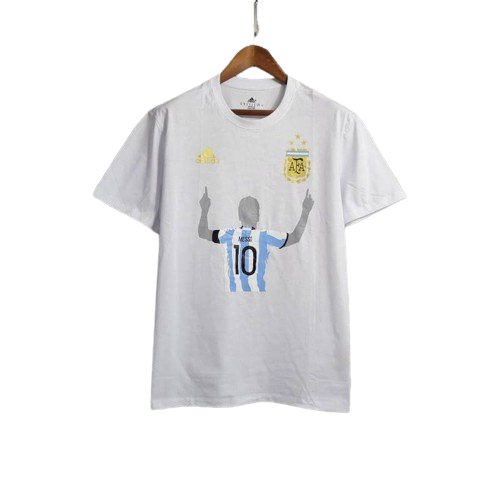 2023 Argentinië Witte Casual T-shirts