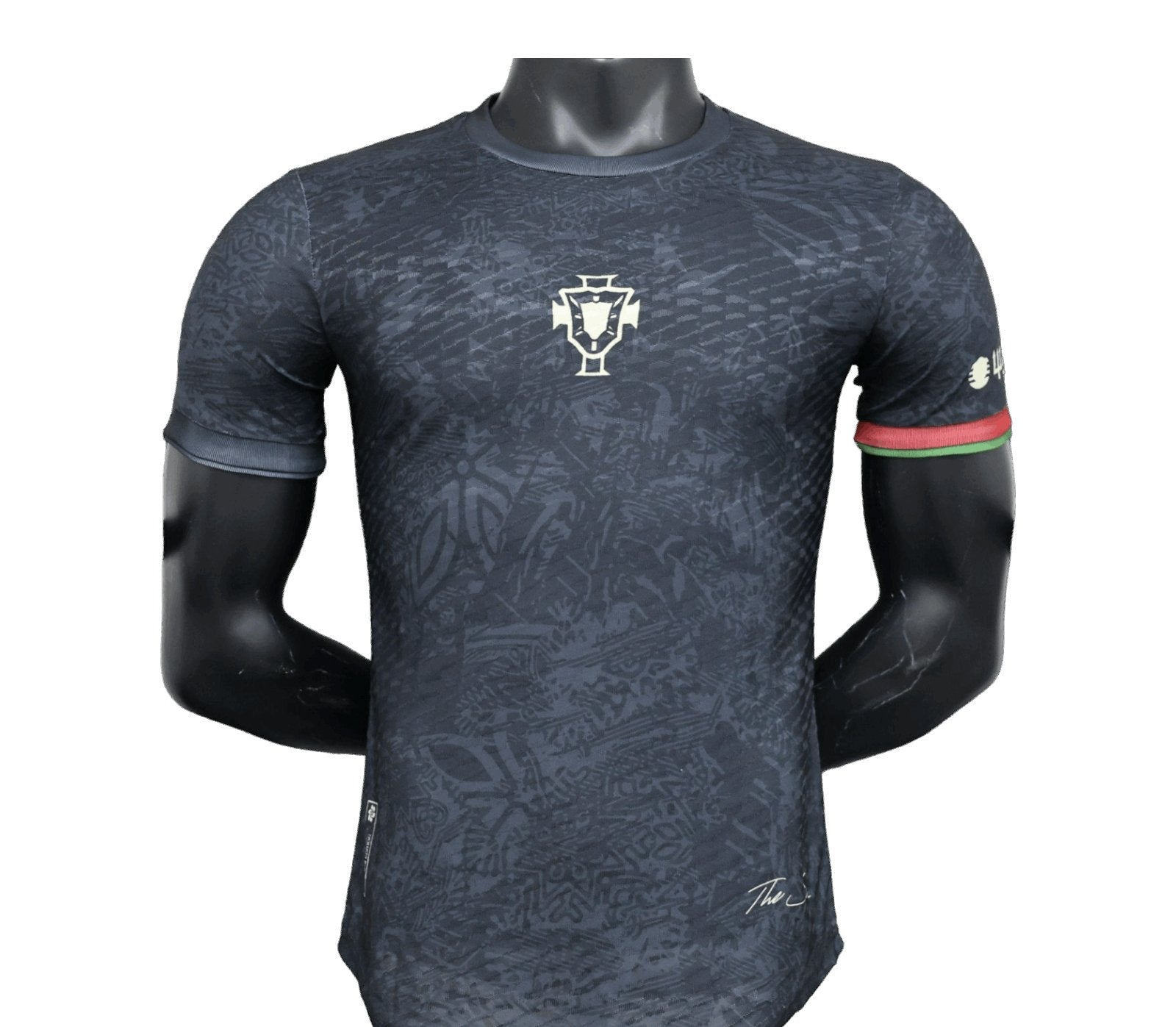 2023 Portugal Black Comma Football THE SIU Ronaldo Special Edition kit - Player version