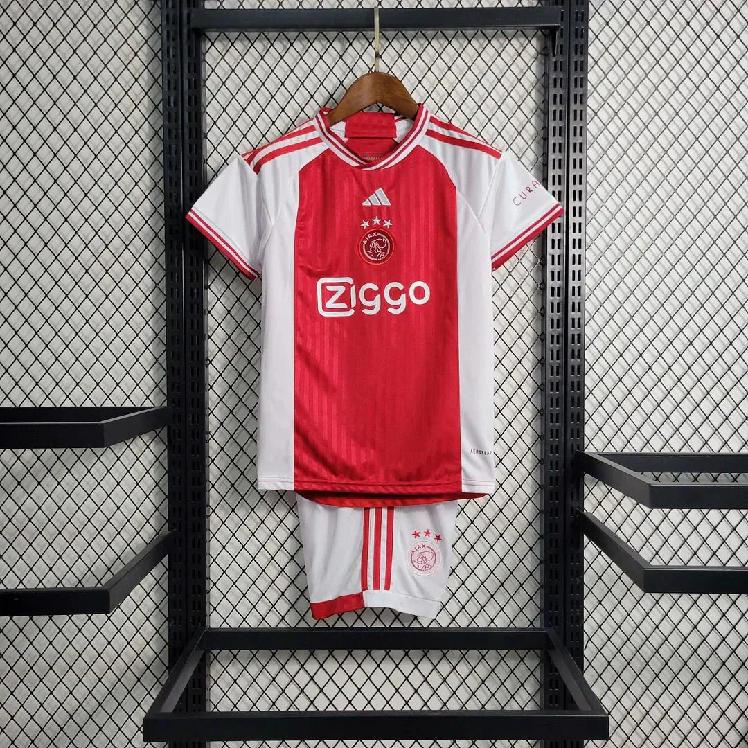 2023/2024 Ajax Heim-Fußballset (Trikot + Shorts)