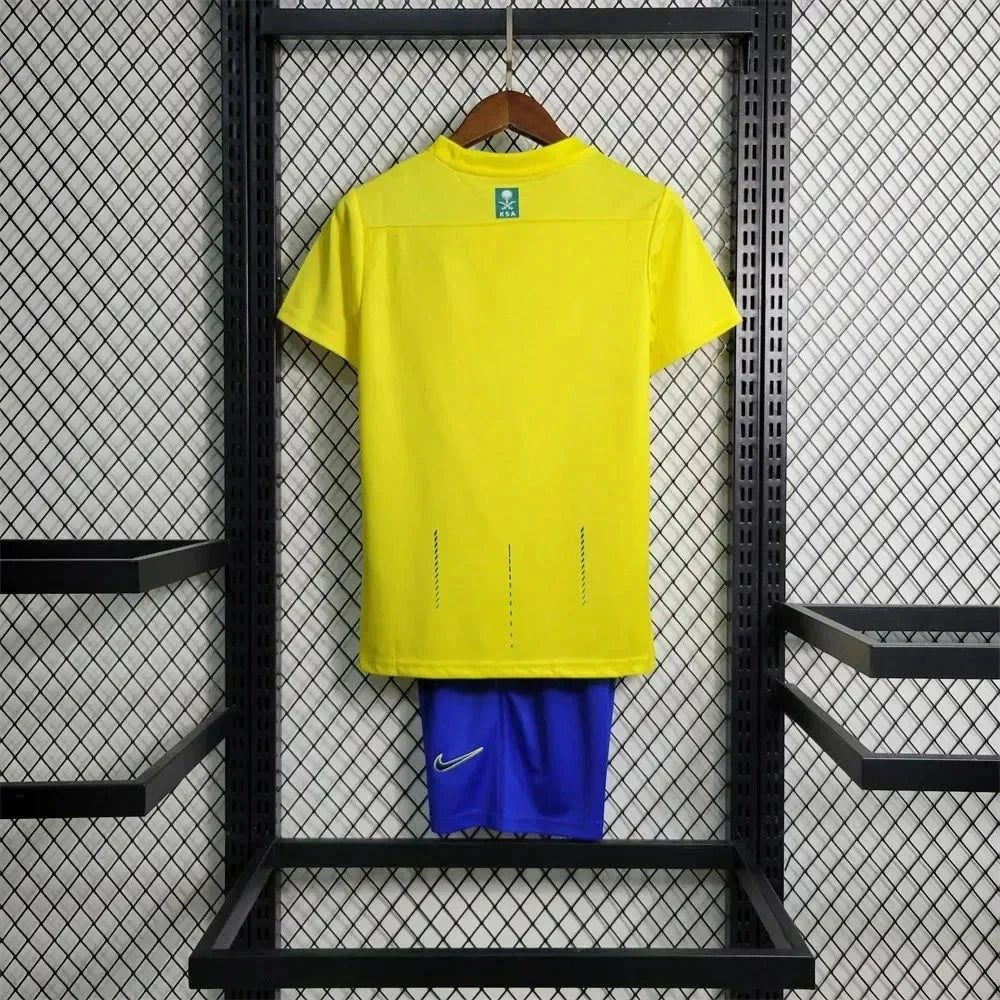 2023/2024 Al-Nassr Heimfußballset (Trikot + Shorts)