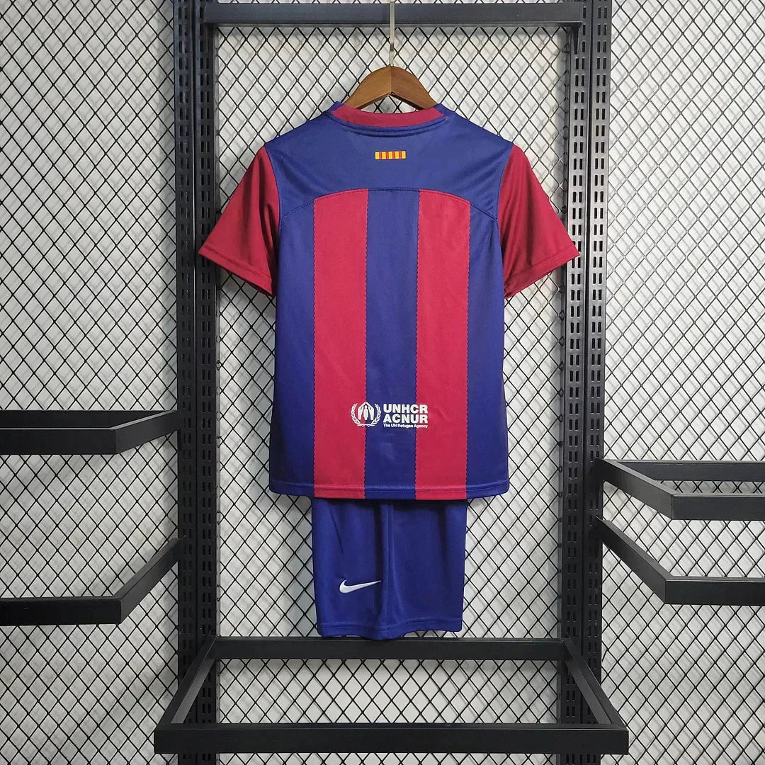 2023/2024 Barcelona Heim-Fußballset (Trikot + Shorts)