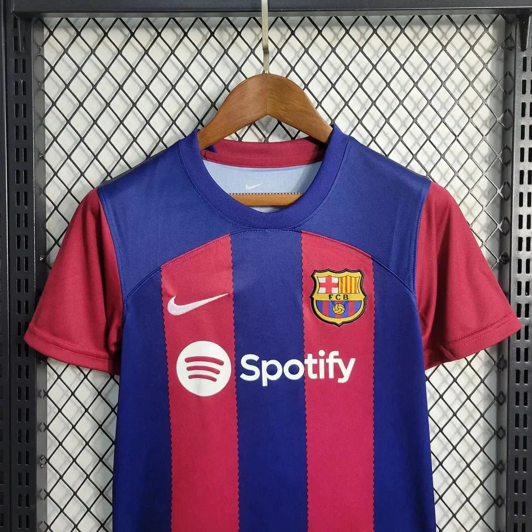 2023/2024 Barcelona Thuis Voetbalset (shirt+Shorts)