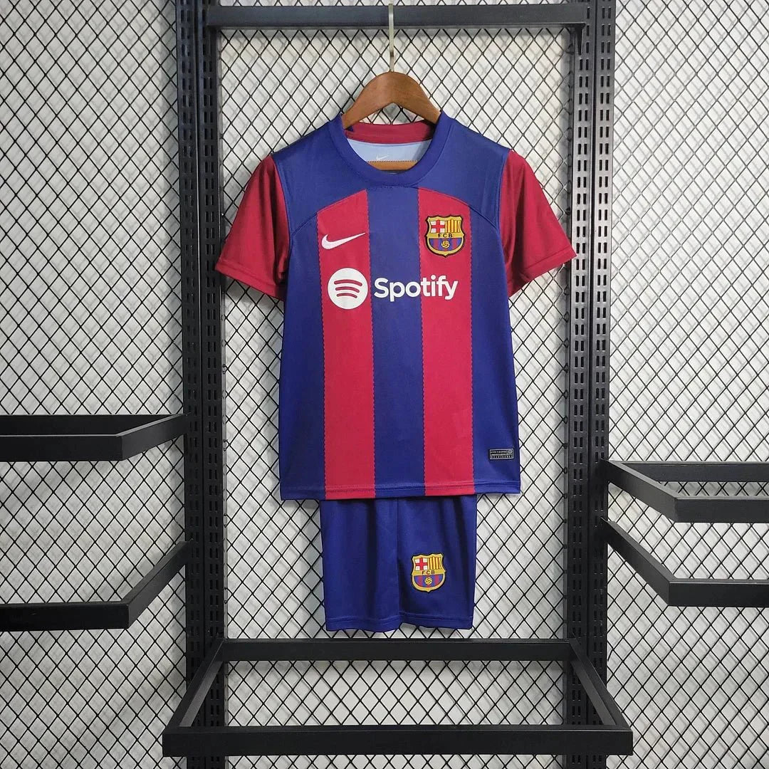 2023/2024 Barcelona Thuis Voetbalset (shirt+Shorts)