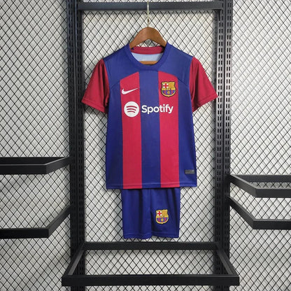 2023/2024 Barcelona Thuis Voetbalset (shirt+Shorts)