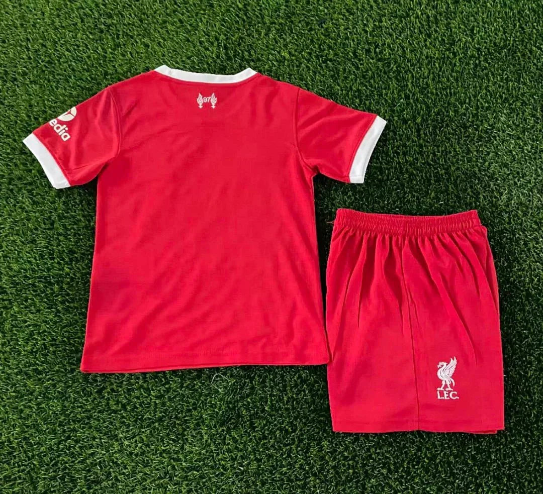 2023/2024 Liverpool Thuis Voetbalset (shirt+Shorts)