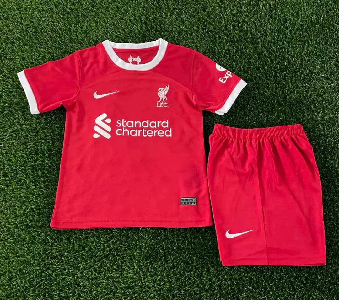 2023/2024 Liverpool Heim-Fußballset (Trikot + Shorts)